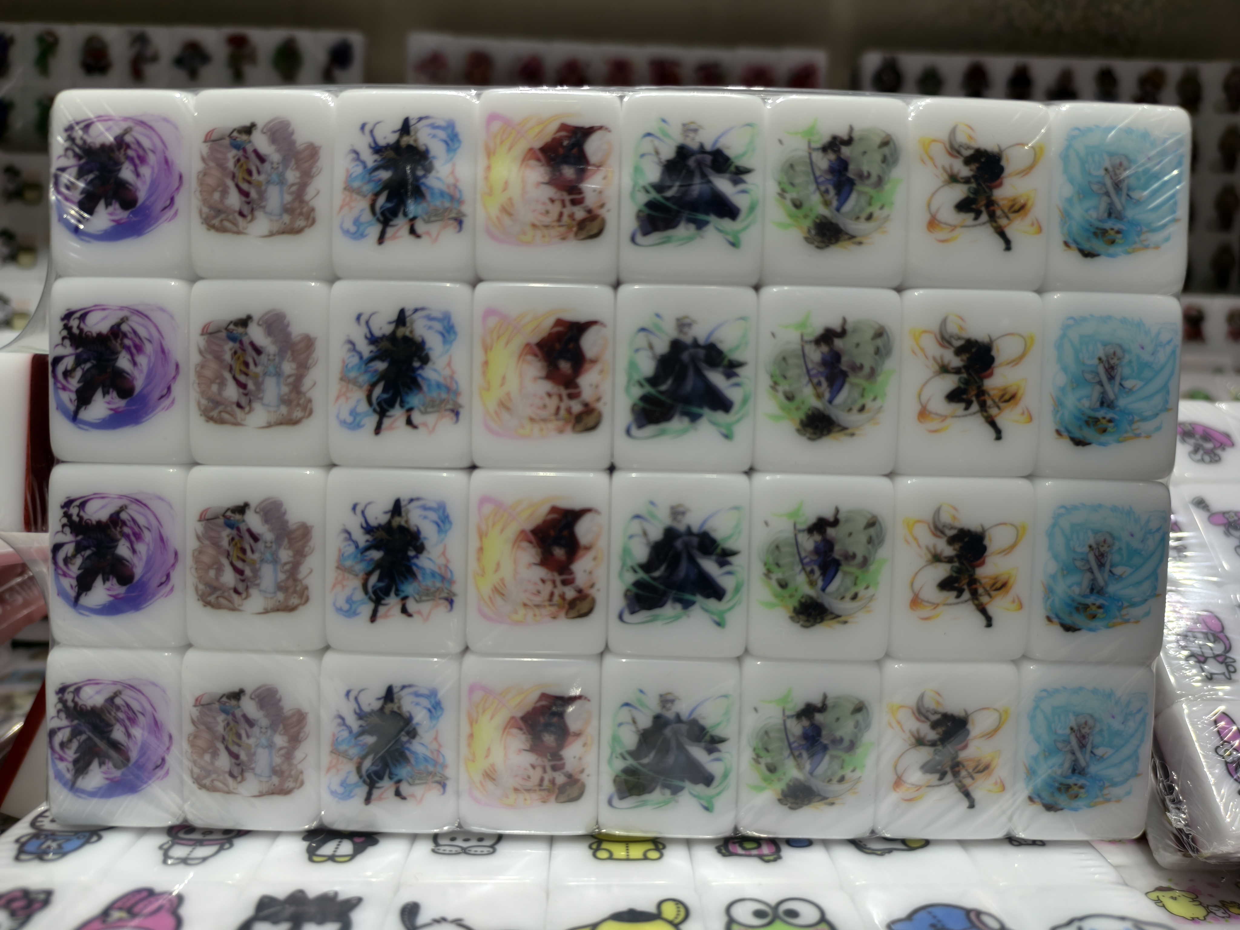 Push Tile Game 2 Player Set（ Inuyasha ）65 Tiles