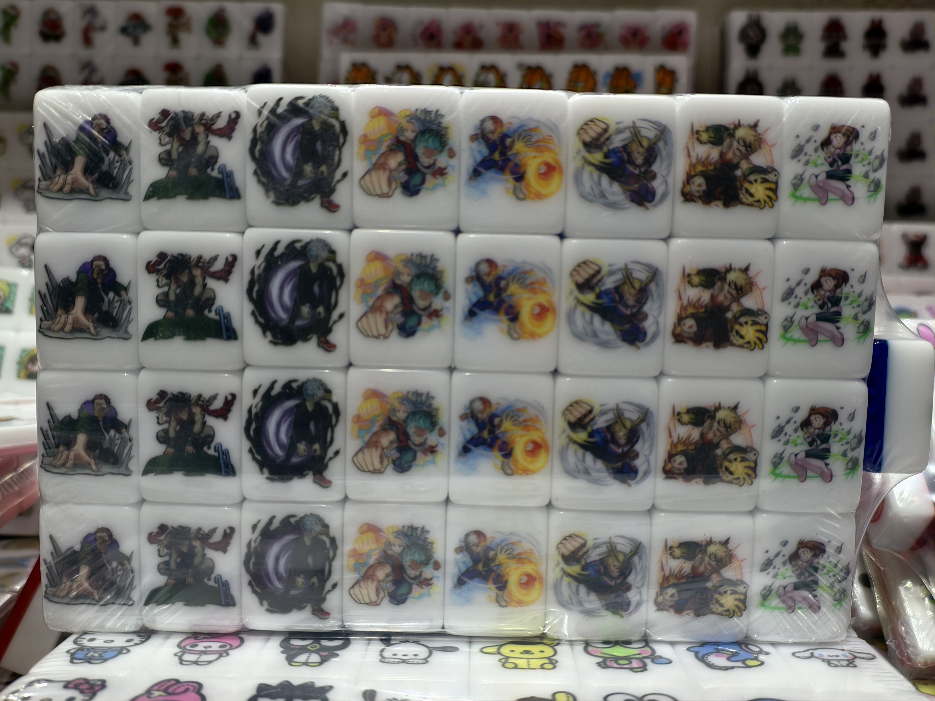 Push Tile Game 2 Player Set（ My Hero Academia ）65 Tiles