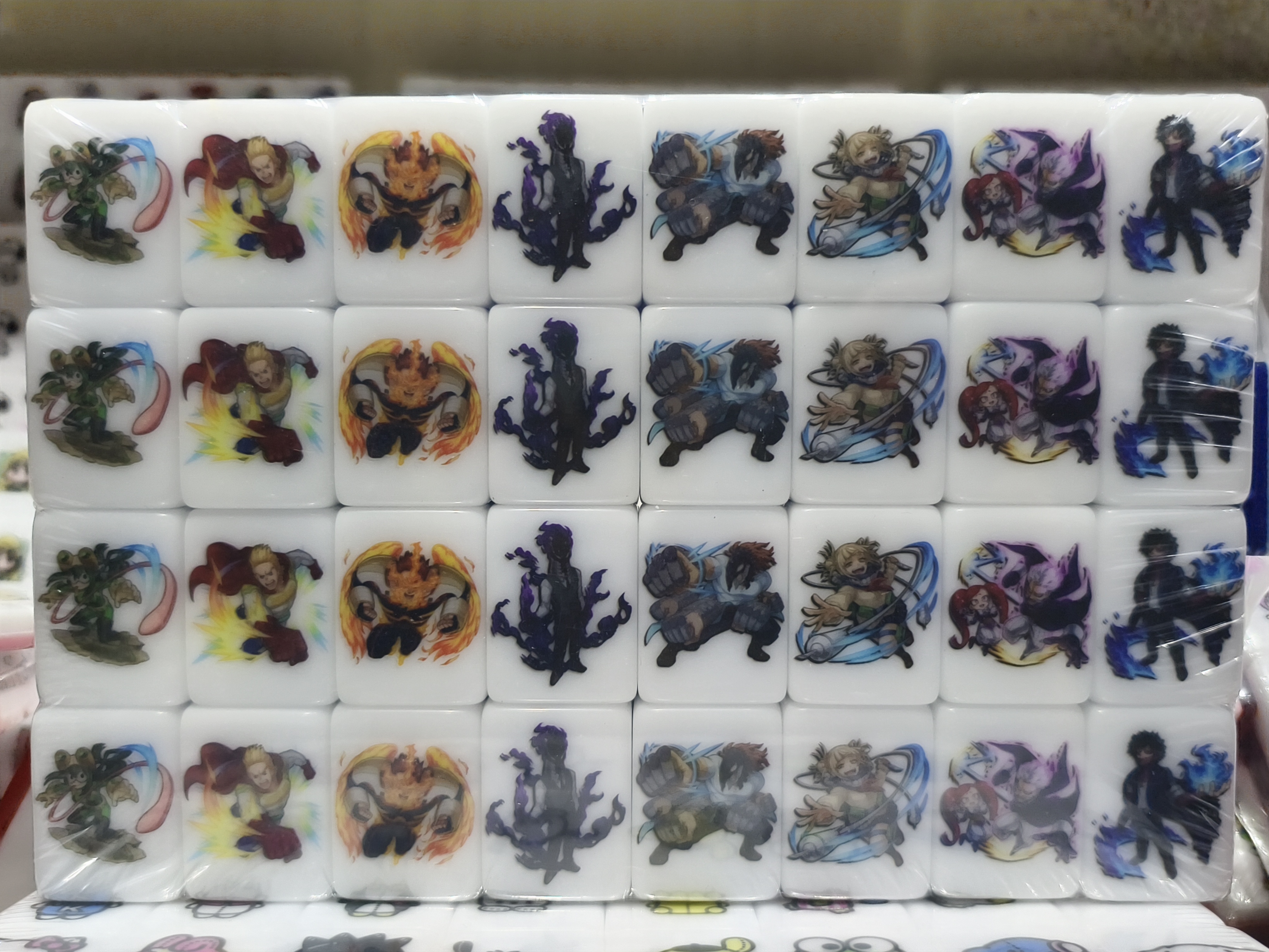 Push Tile Game 2 Player Set（ My Hero Academia ）65 Tiles