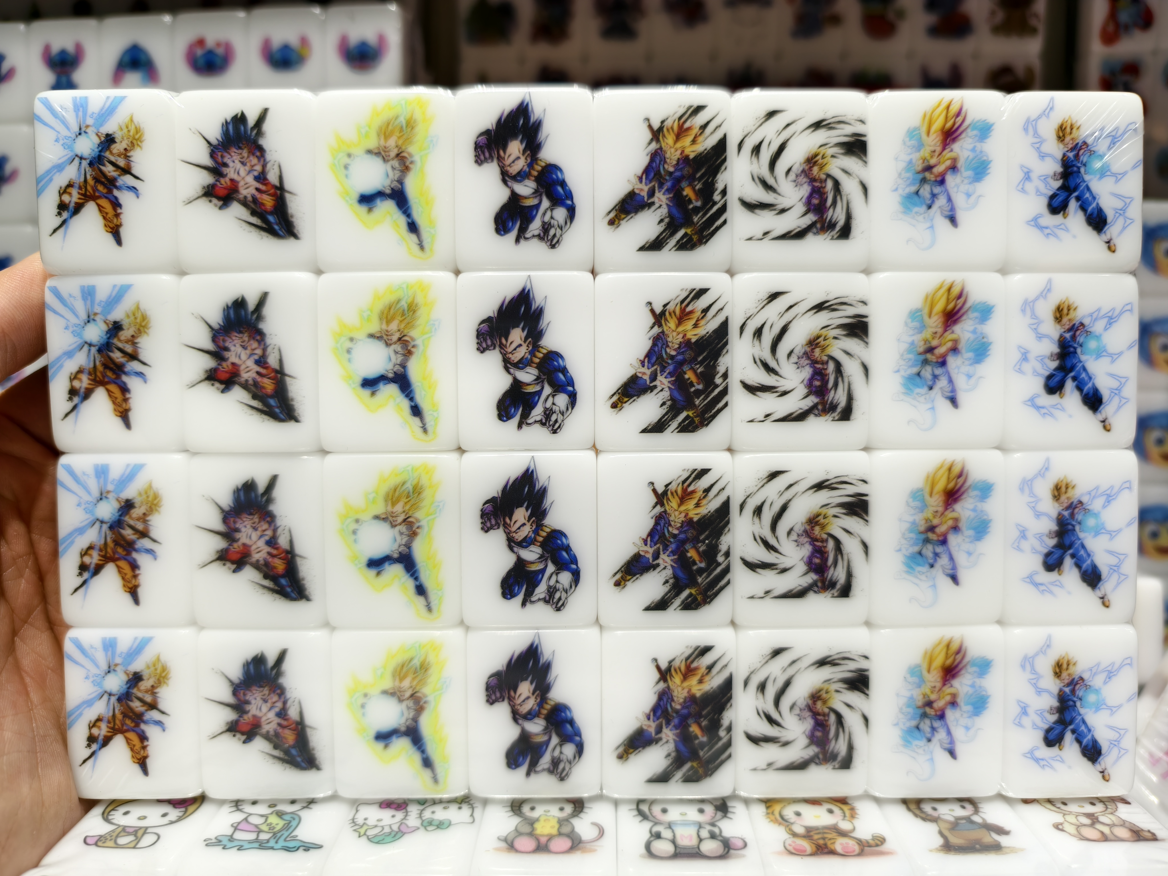 Push Tile Game 2 Player Set（ New Dragonball Z ）65 Tiles