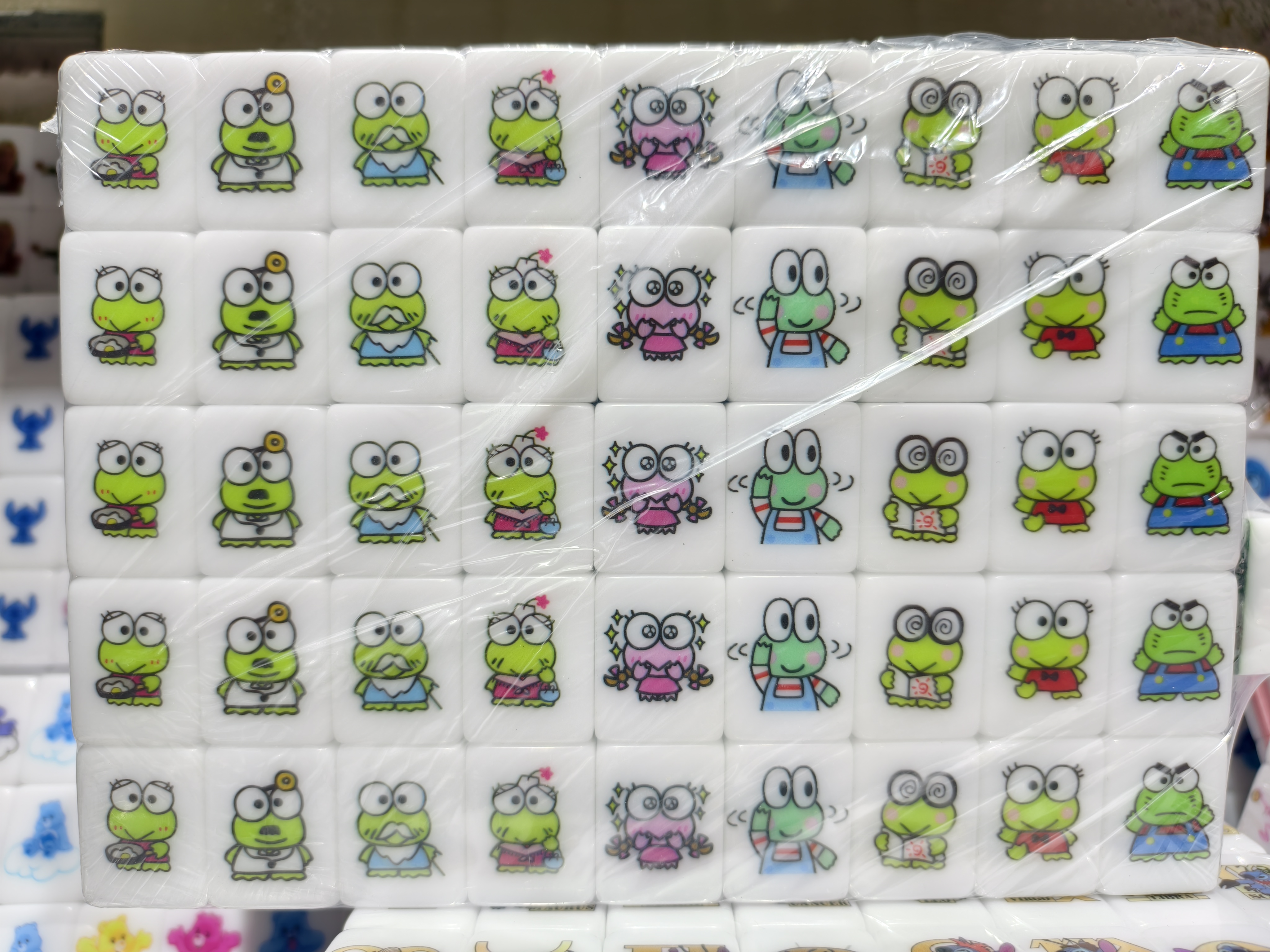 Push Tile Game Deluxe 2 Player Set（ Keroppi Deluxe ）91 Tiles