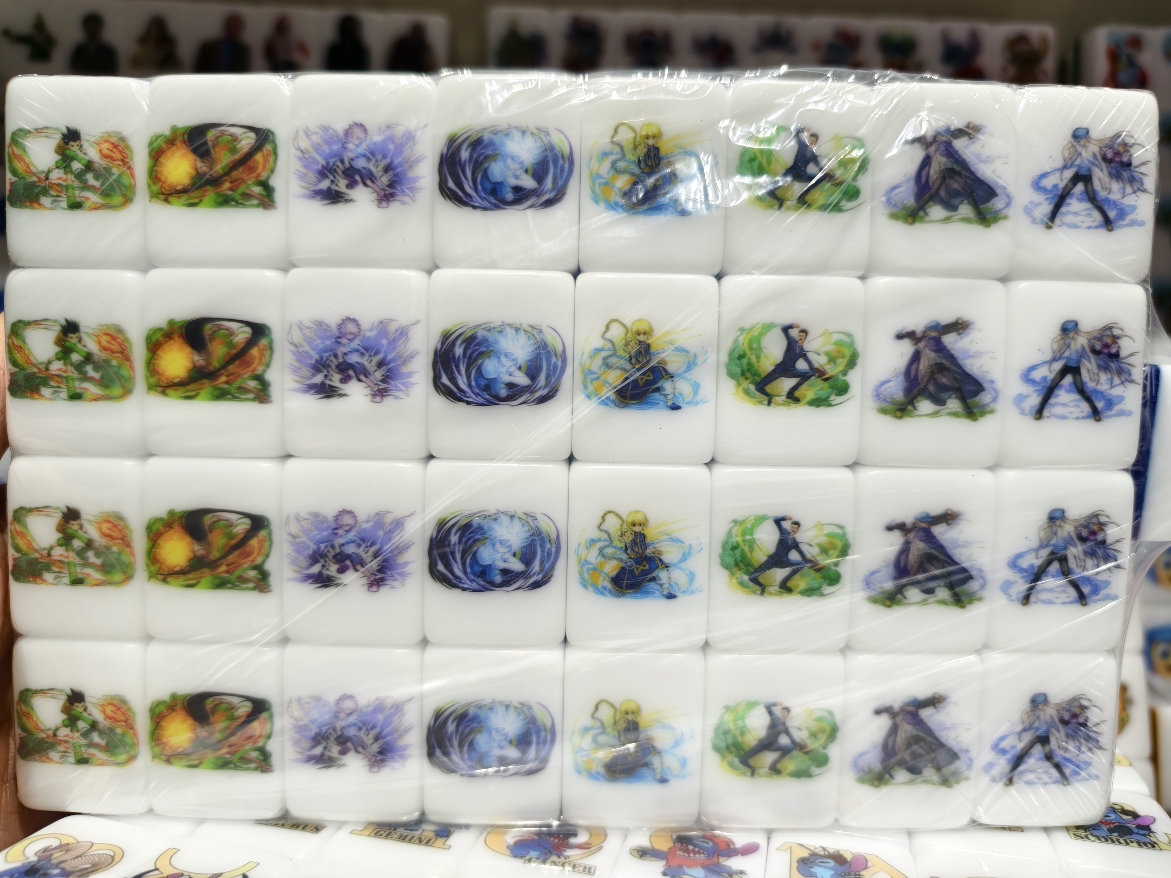 Push Tile Game 2 Player Set（ Hunter X Hunter ）65 Tiles