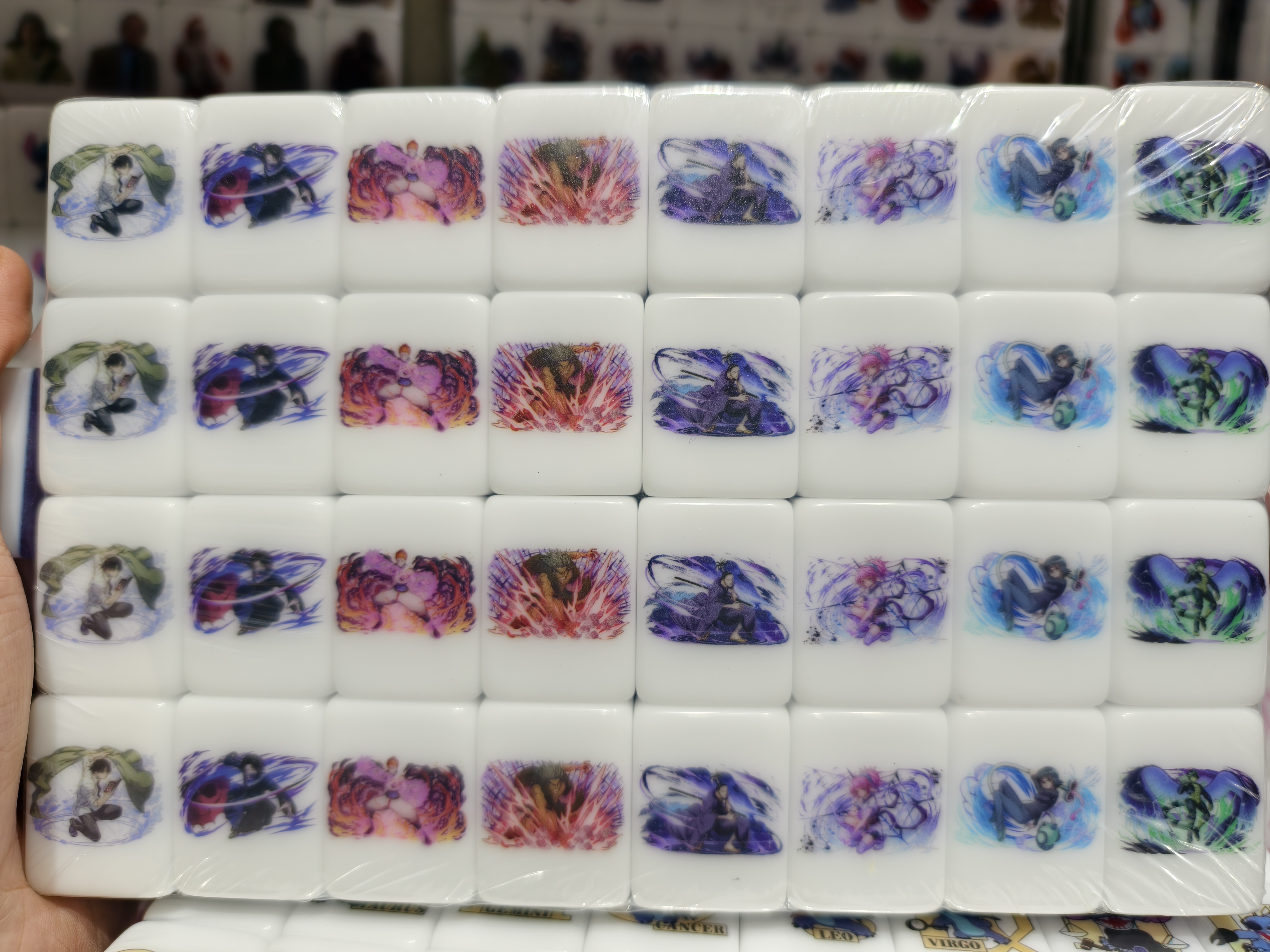 Push Tile Game 2 Player Set（ Hunter X Hunter ）65 Tiles