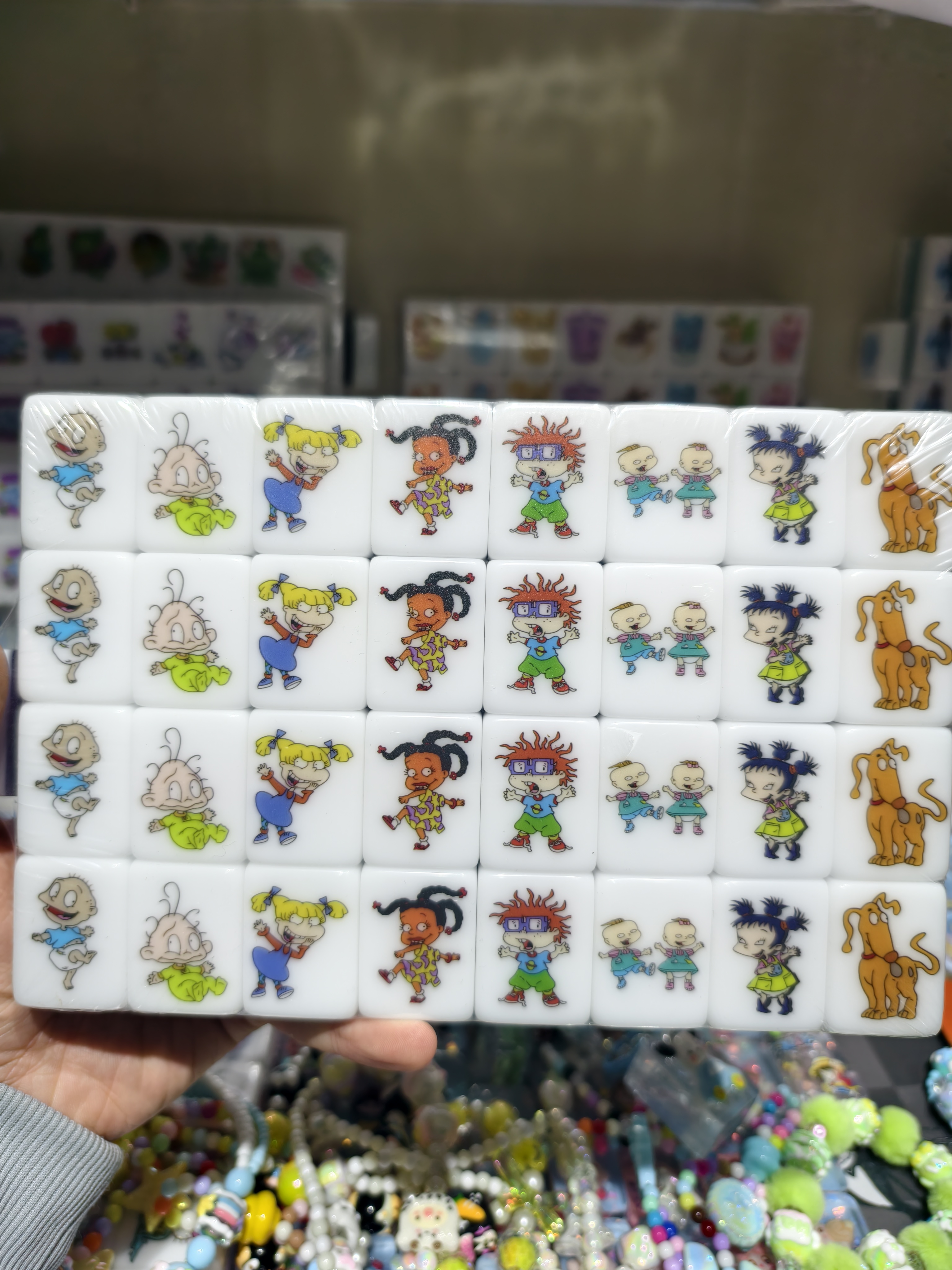 Push Tile Game 2 Player Set（ Rugrats ）65 Tiles