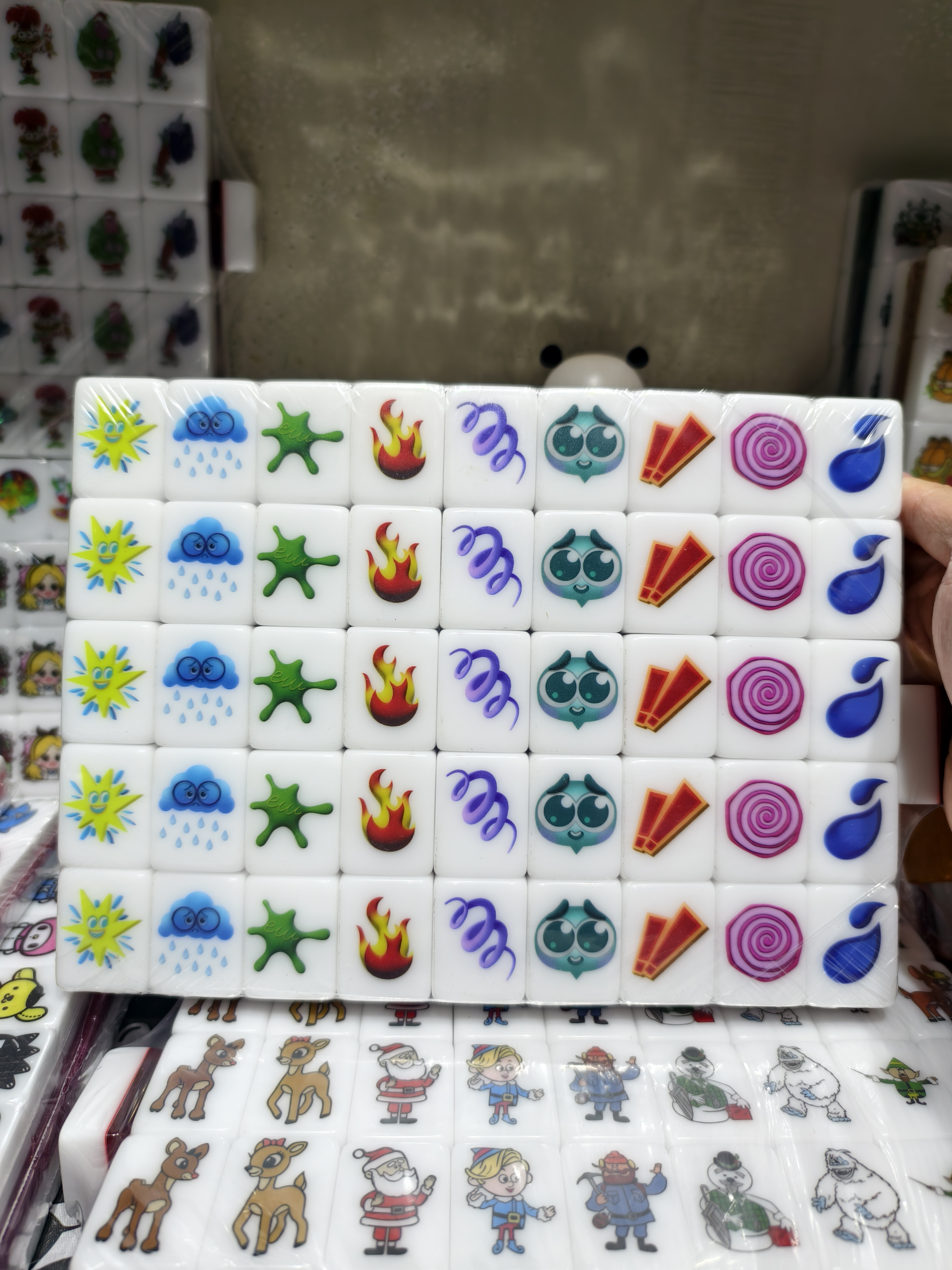 Push Tile Game Deluxe 2 Player Set（ Inside Out2 ）91 Tiles