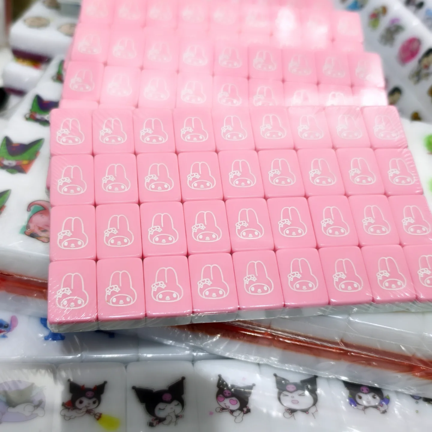PushTile Mini Sanrio traditional Chinese Mahjong Set 144 pieces
