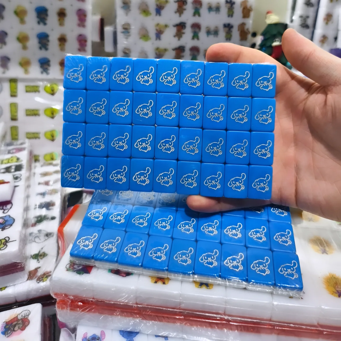 PushTile Mini Sanrio traditional Chinese Mahjong Set 144 pieces