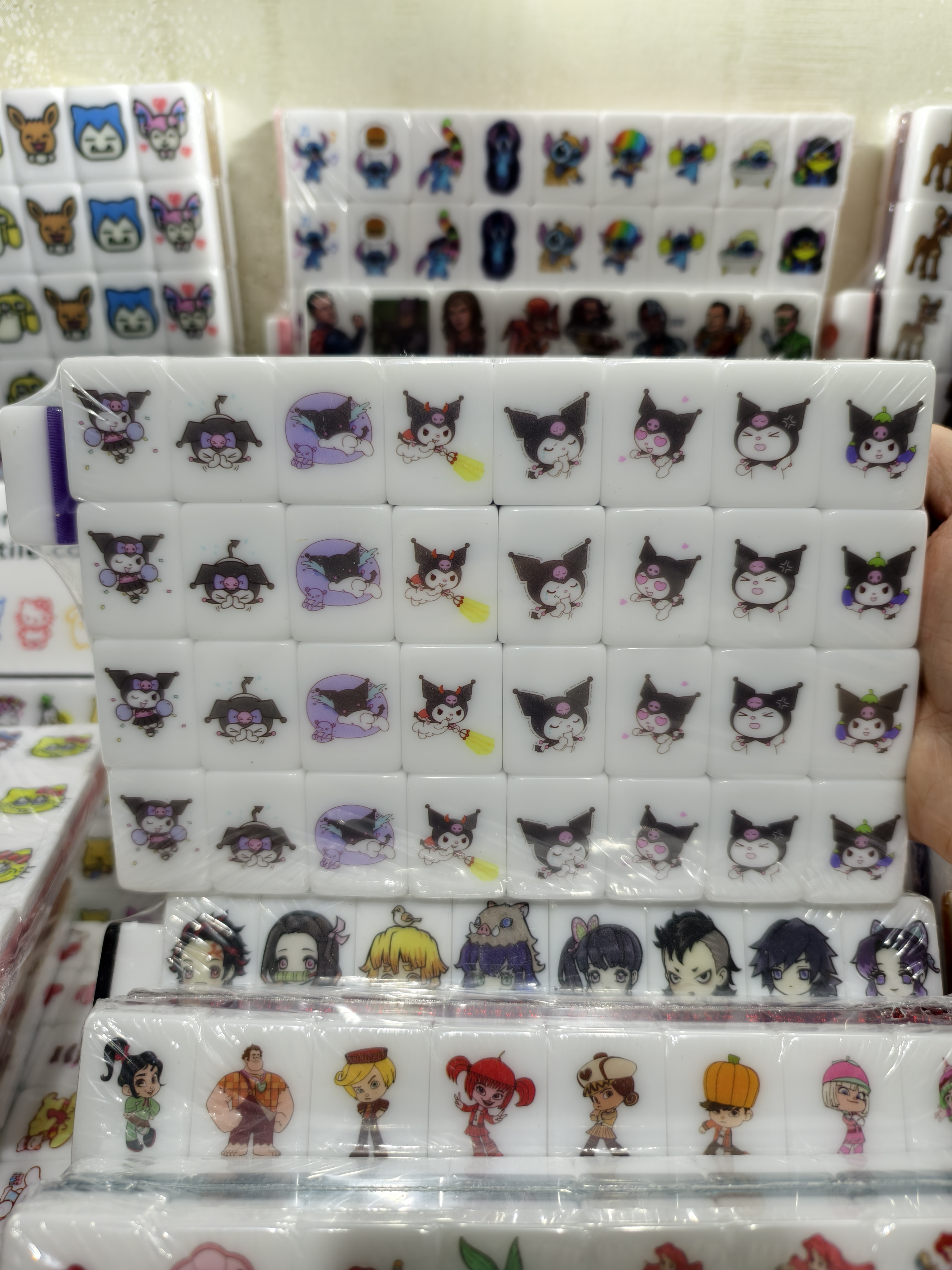 Push Tile Game  2 Player Set（ Kuromi ）65 Tiles