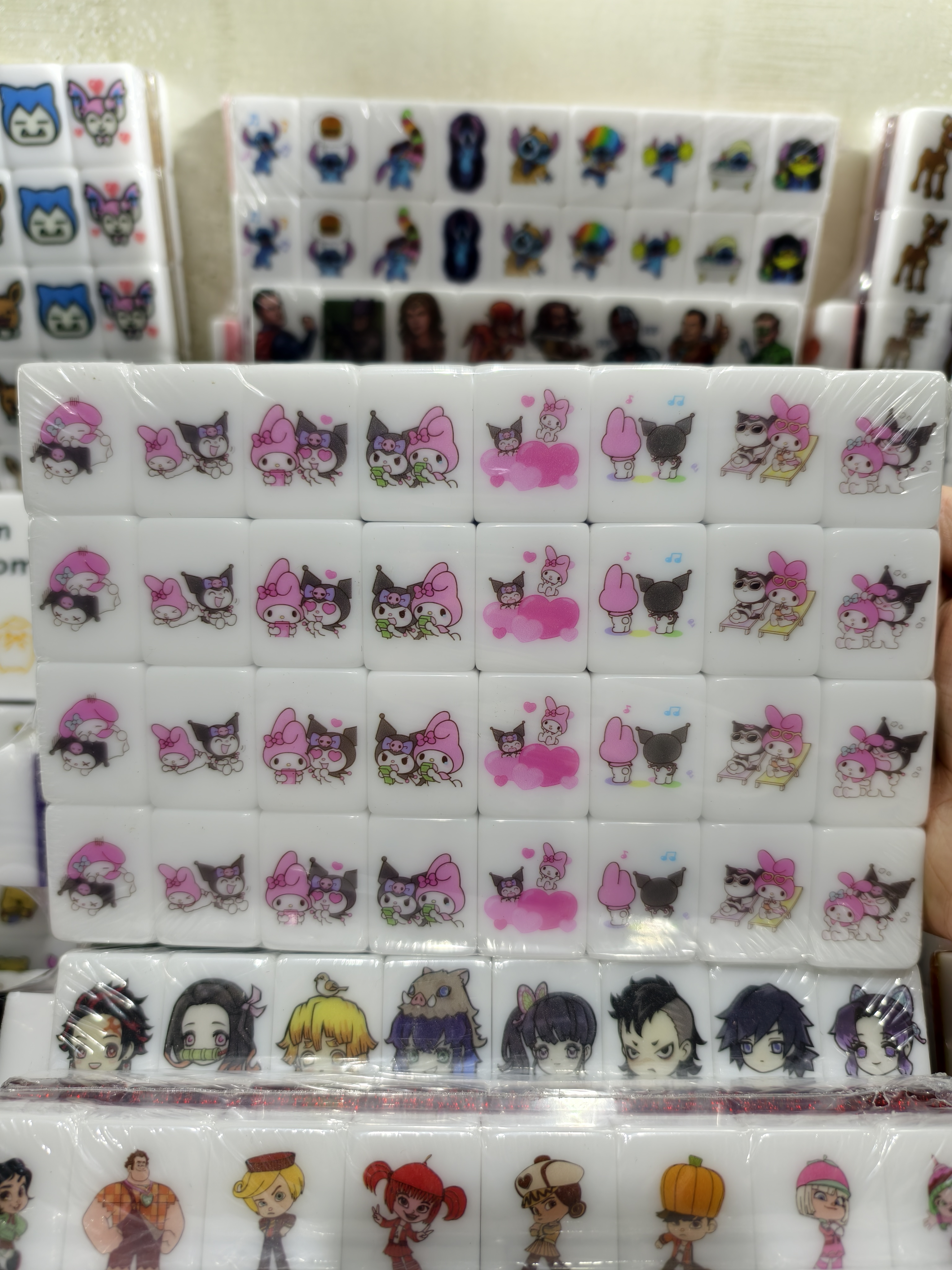 Push Tile Game  2 Player Set（ Kuromi ）65 Tiles