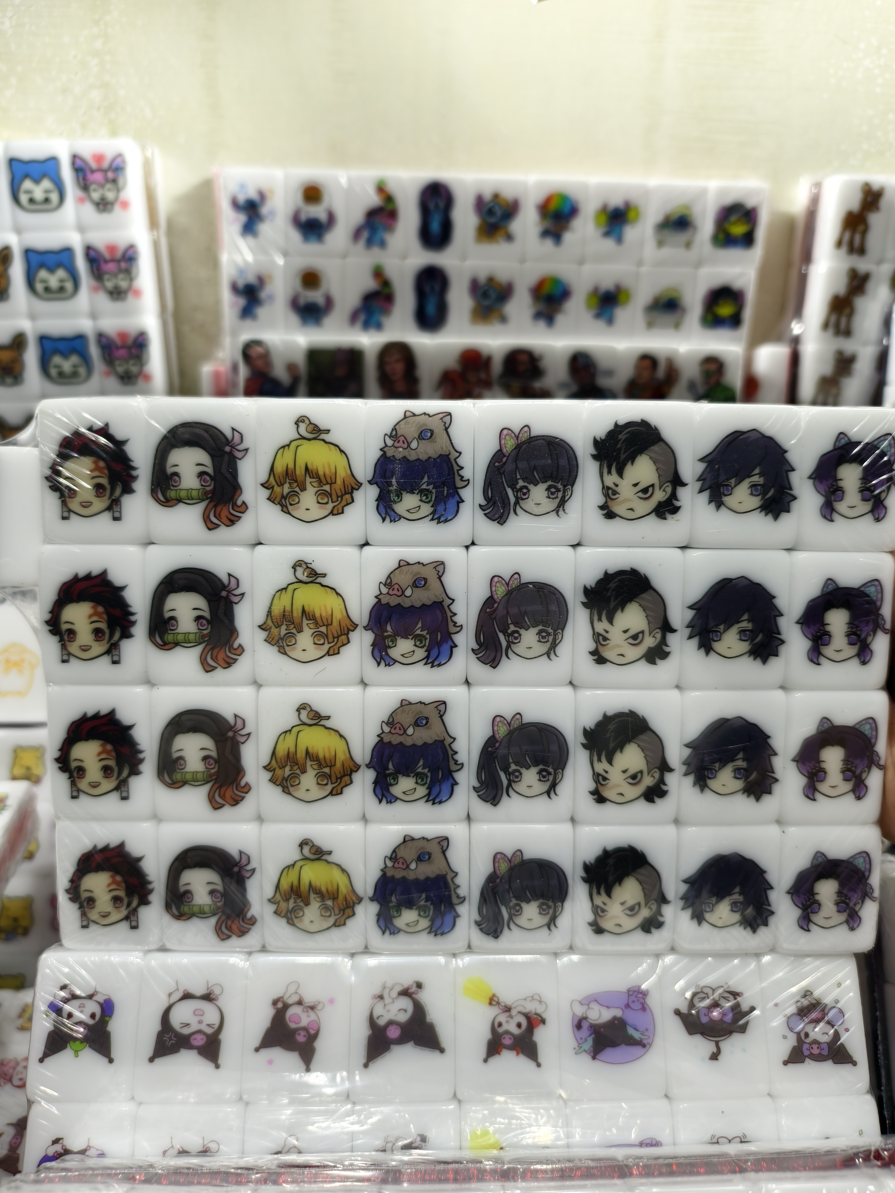 Push Tile Game 5 Player Set（ Chibi Demon Slayer Ultra Deluxe ）163 Tiles