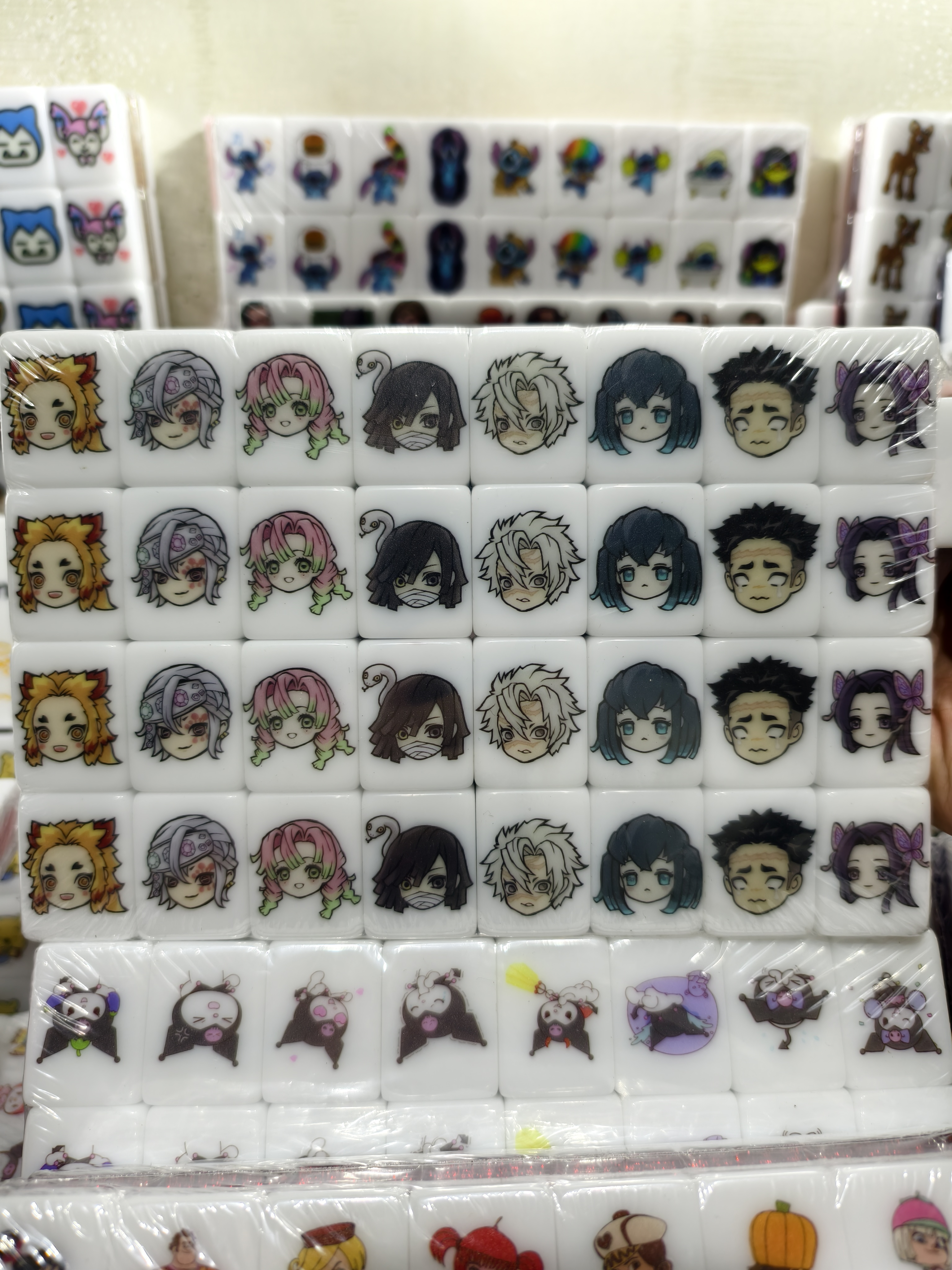 Push Tile Game 5 Player Set（ Chibi Demon Slayer Ultra Deluxe ）163 Tiles