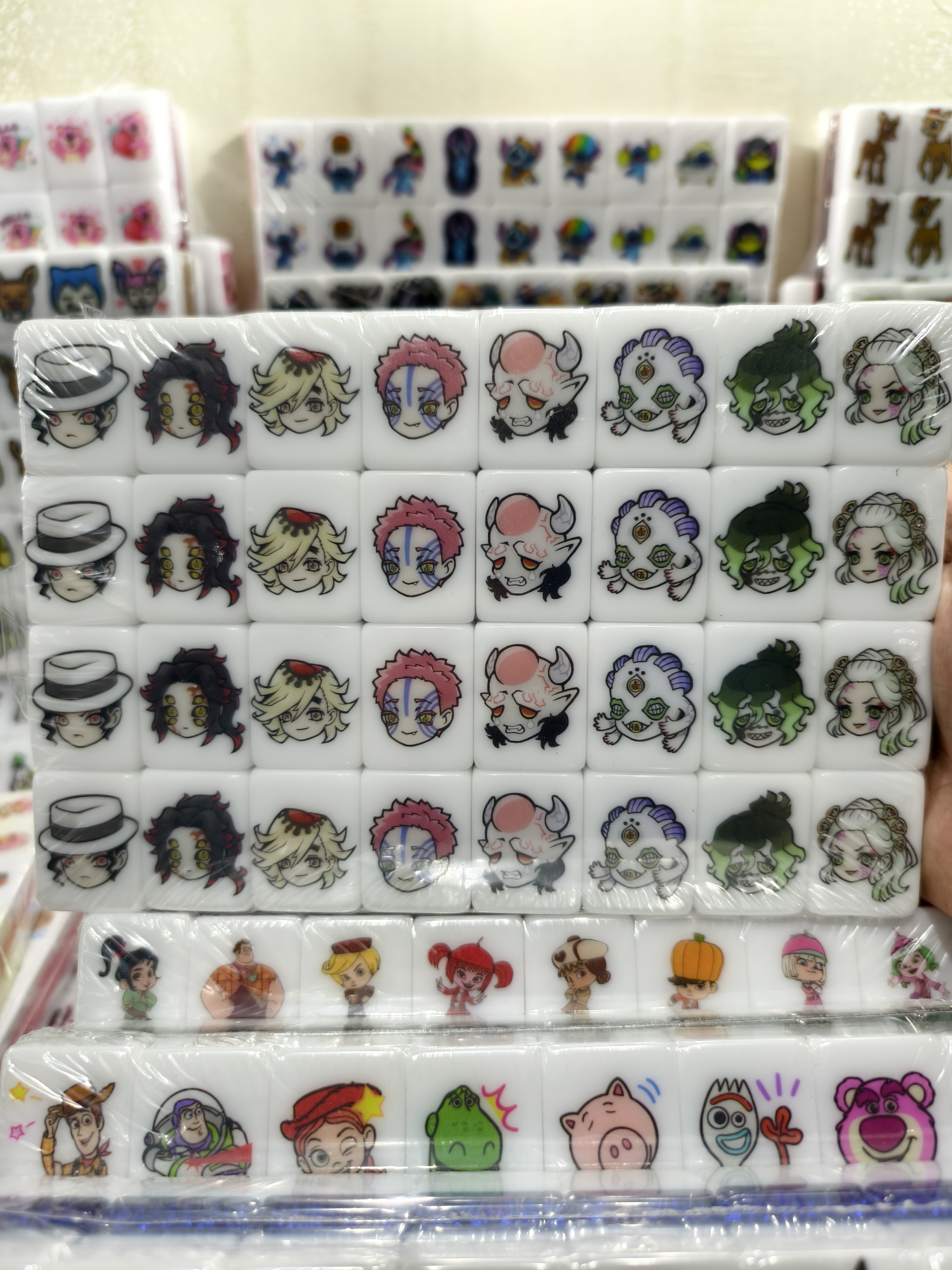 Push Tile Game  2 Player Set（ Chibi Demon Slayer Vo.2 ）65 Tiles