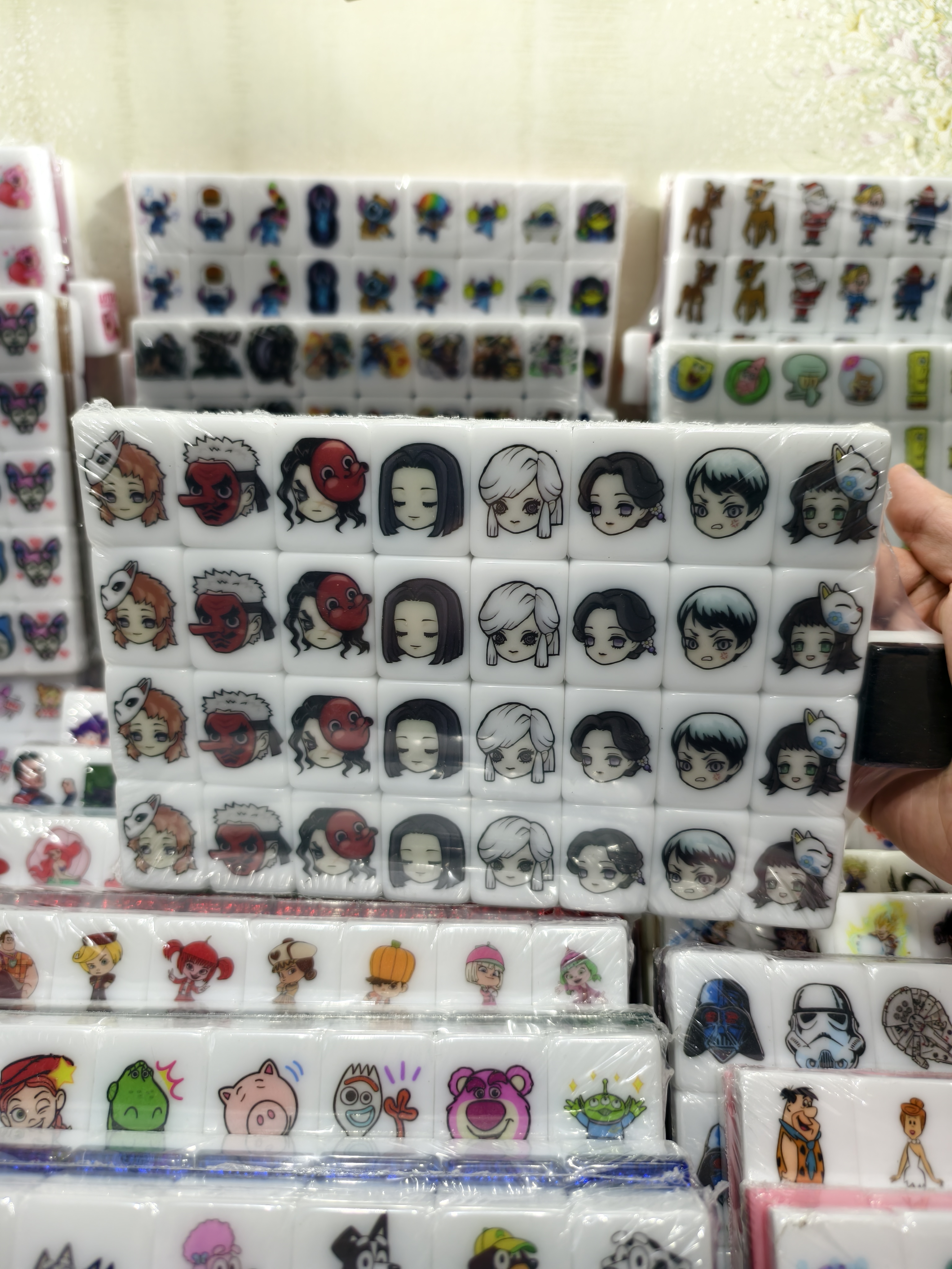 Push Tile Game  2 Player Set（ Chibi Demon Slayer Vo.2 ）65 Tiles