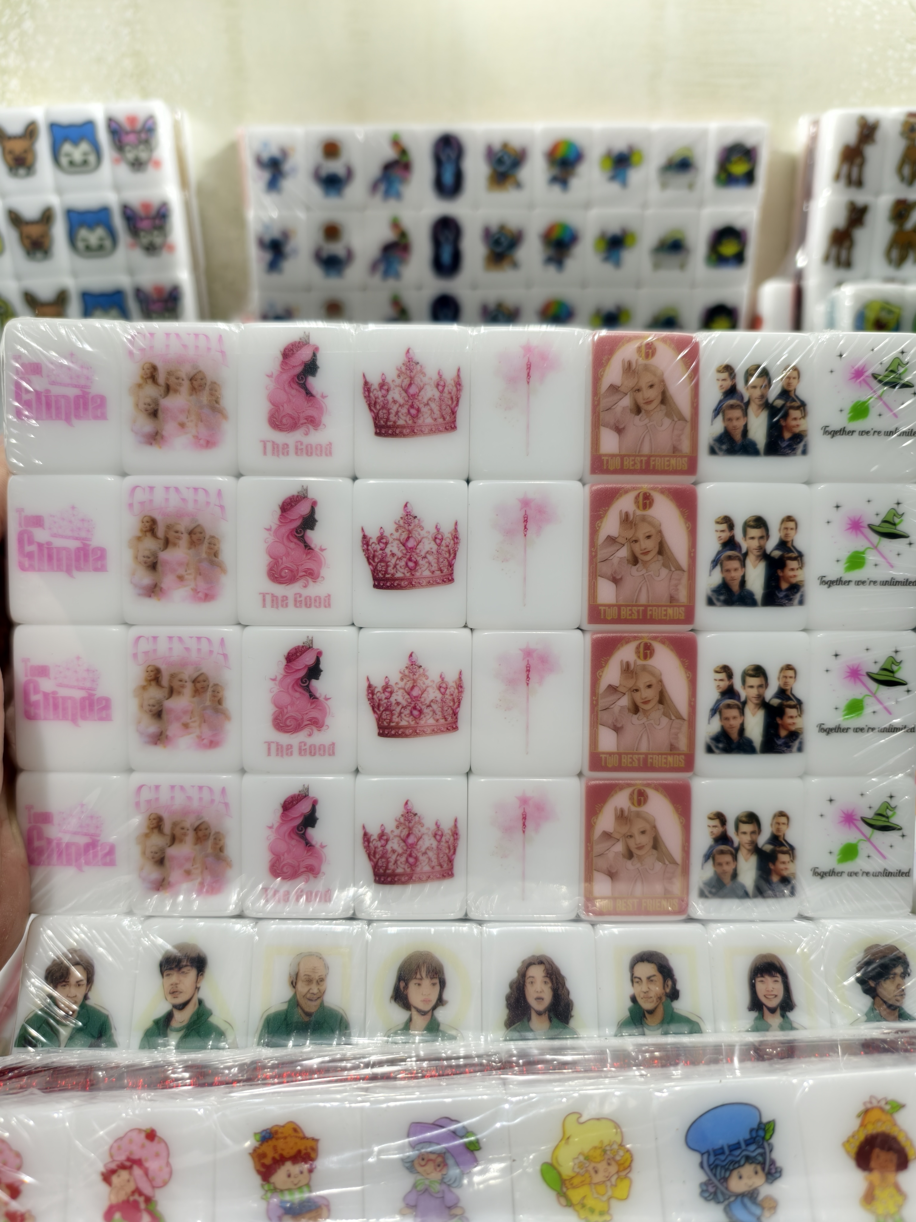 Push Tile Game  2 Player Set（ Wicked ）65 Tiles