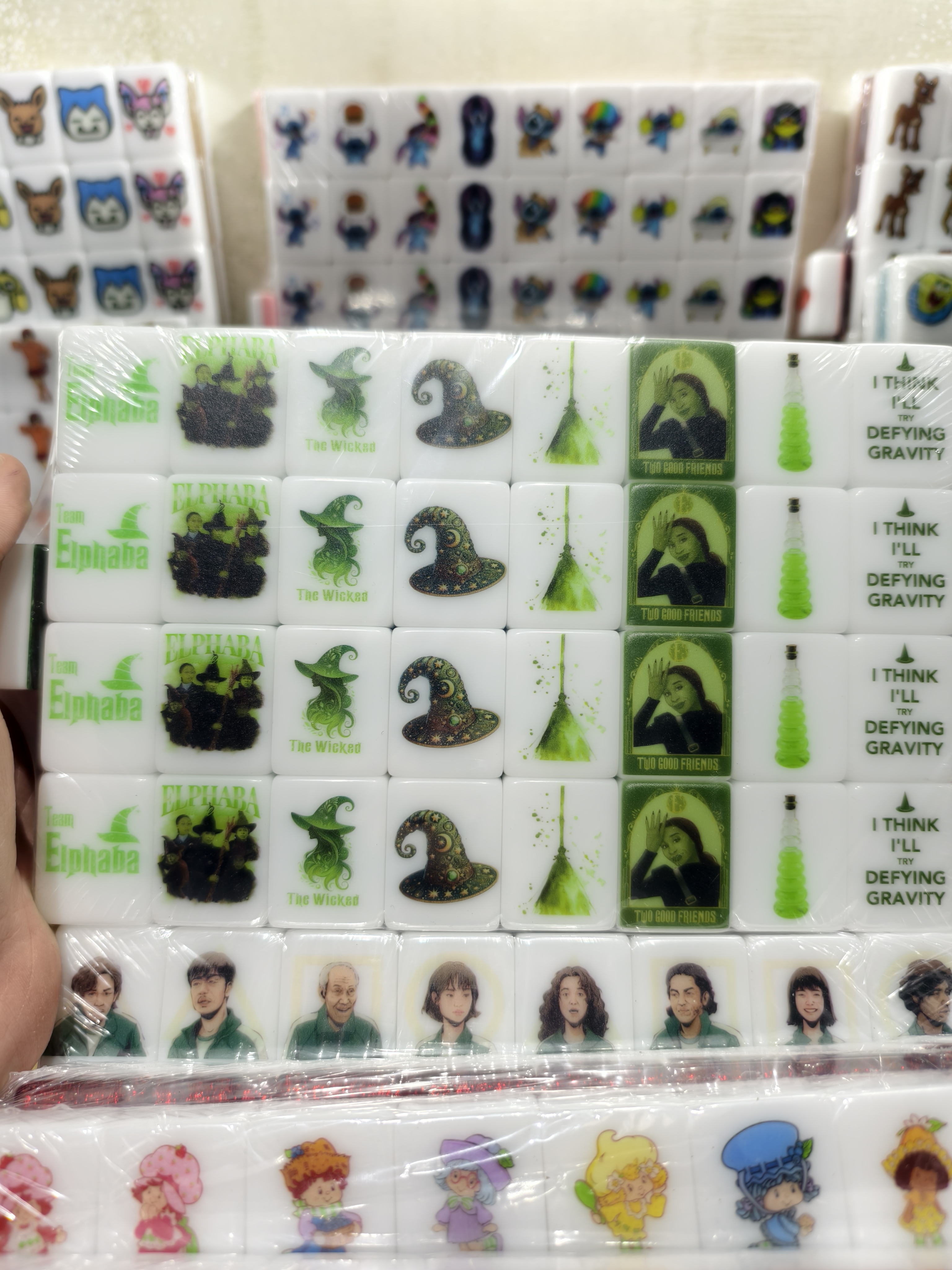 Push Tile Game  2 Player Set（ Wicked ）65 Tiles