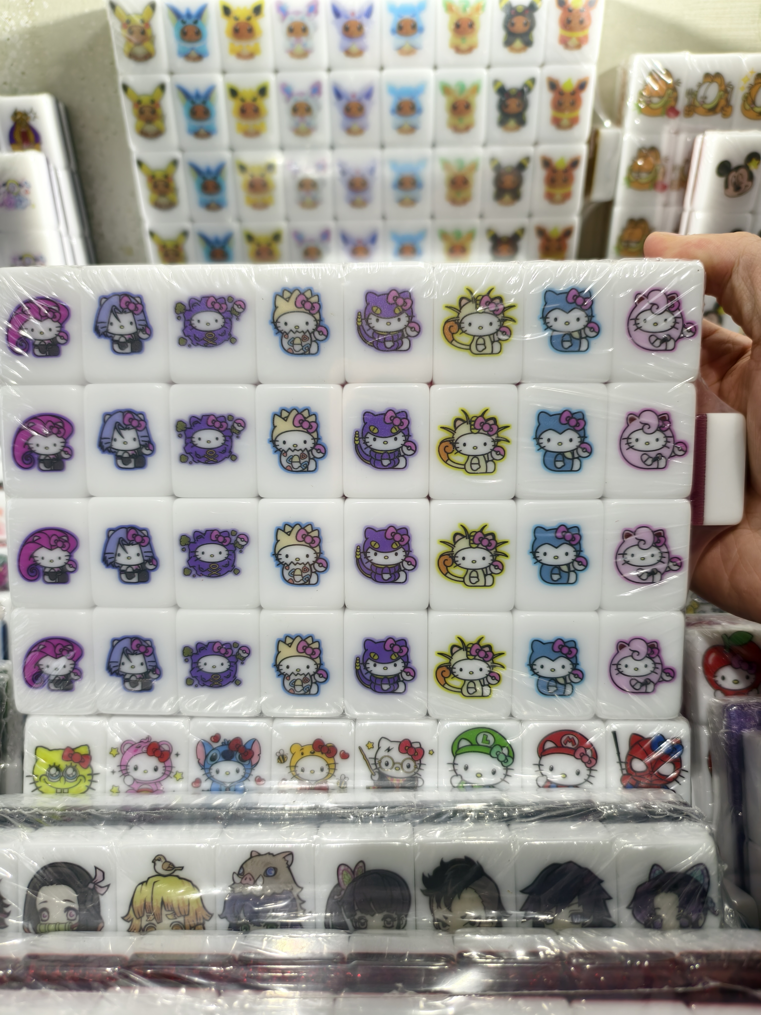Push Tile Game 2 Player Set（ HK Cosplay Pokemon ）65 Tiles