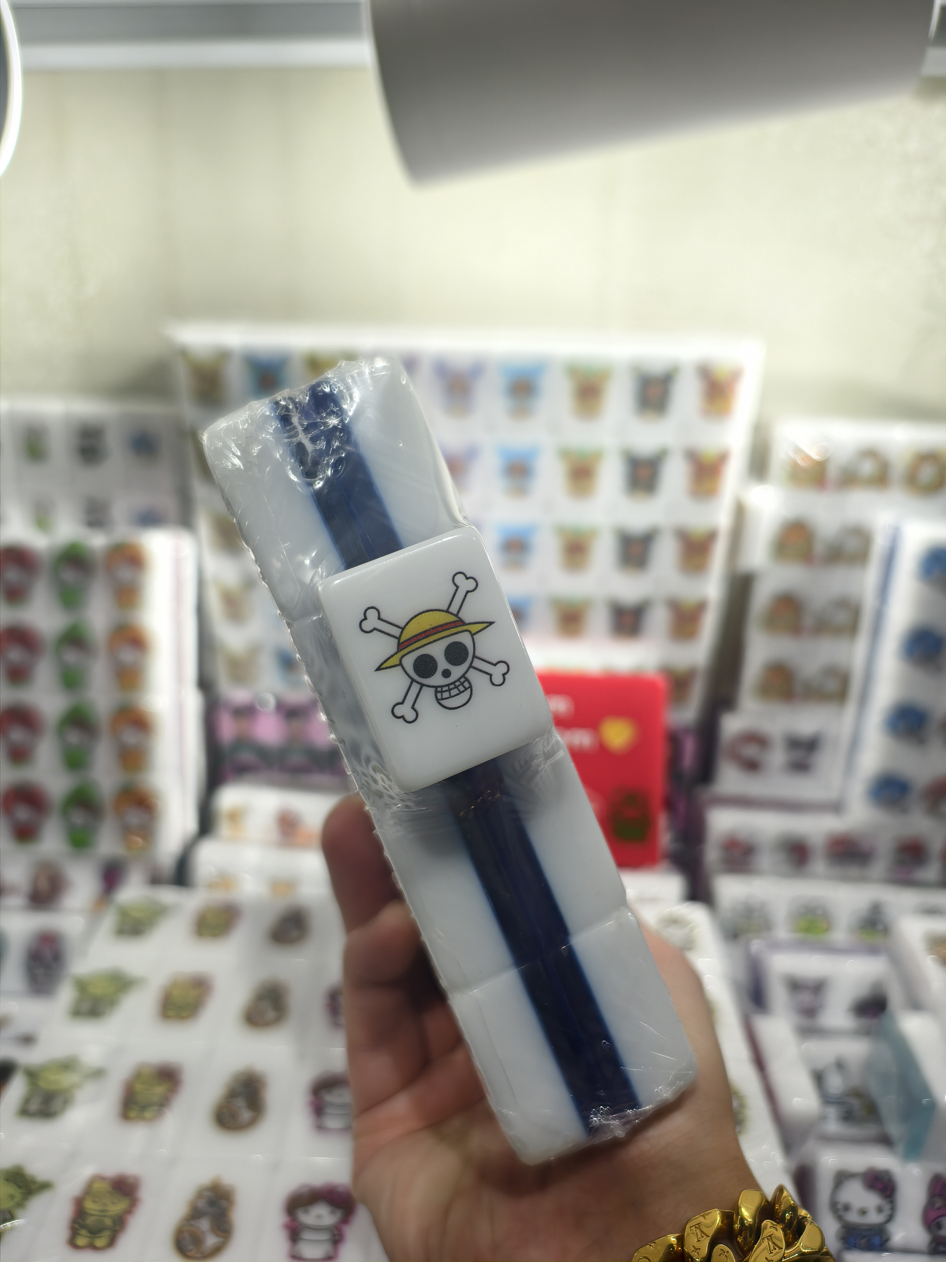 Push Tile Game 2 Player Set（ One Piece VS Devil Fruits ）65 Tiles 