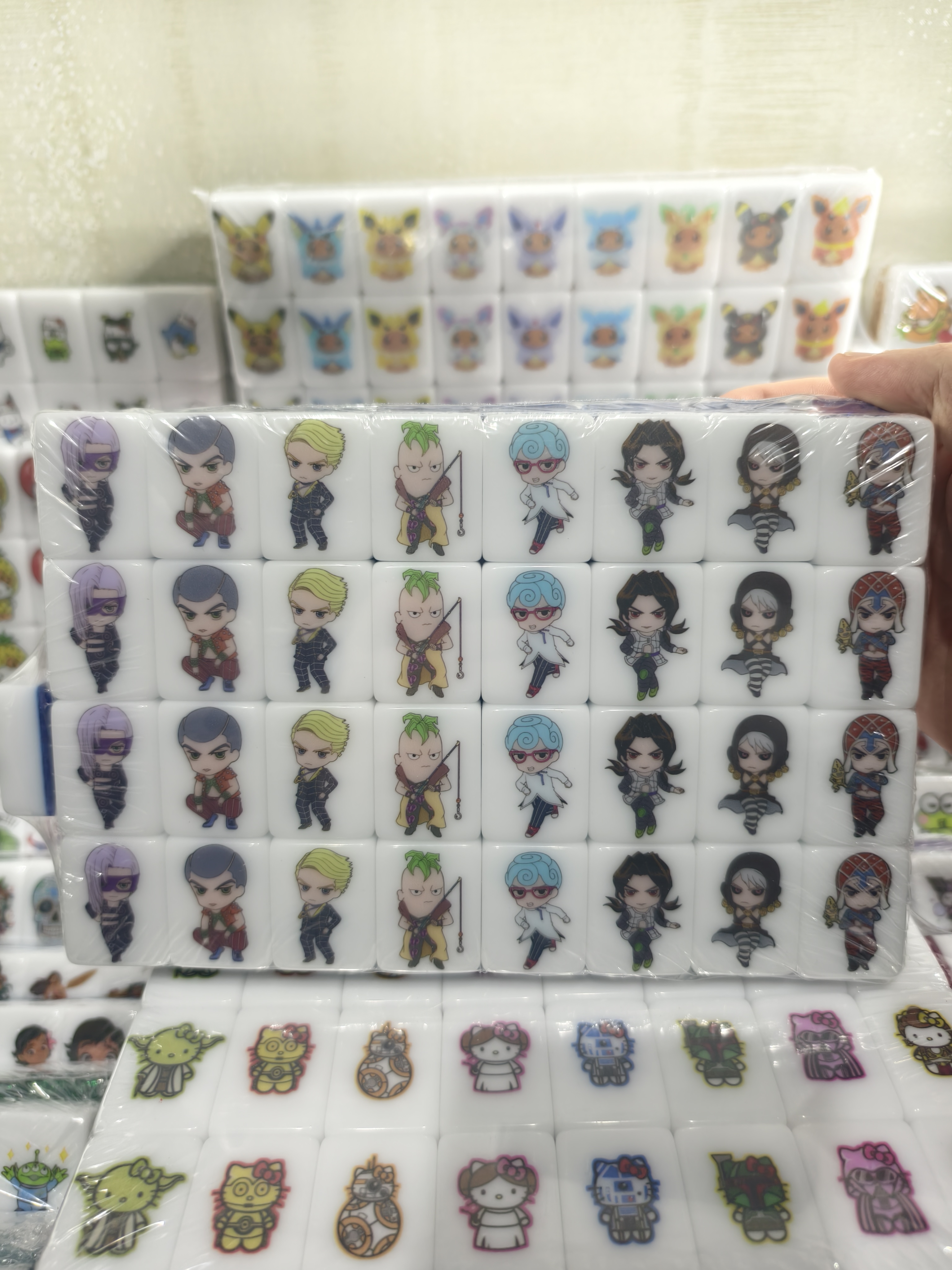 Push Tile Game 2 Player Set（ Jojo Bizarre Adventure ）65 Tiles 