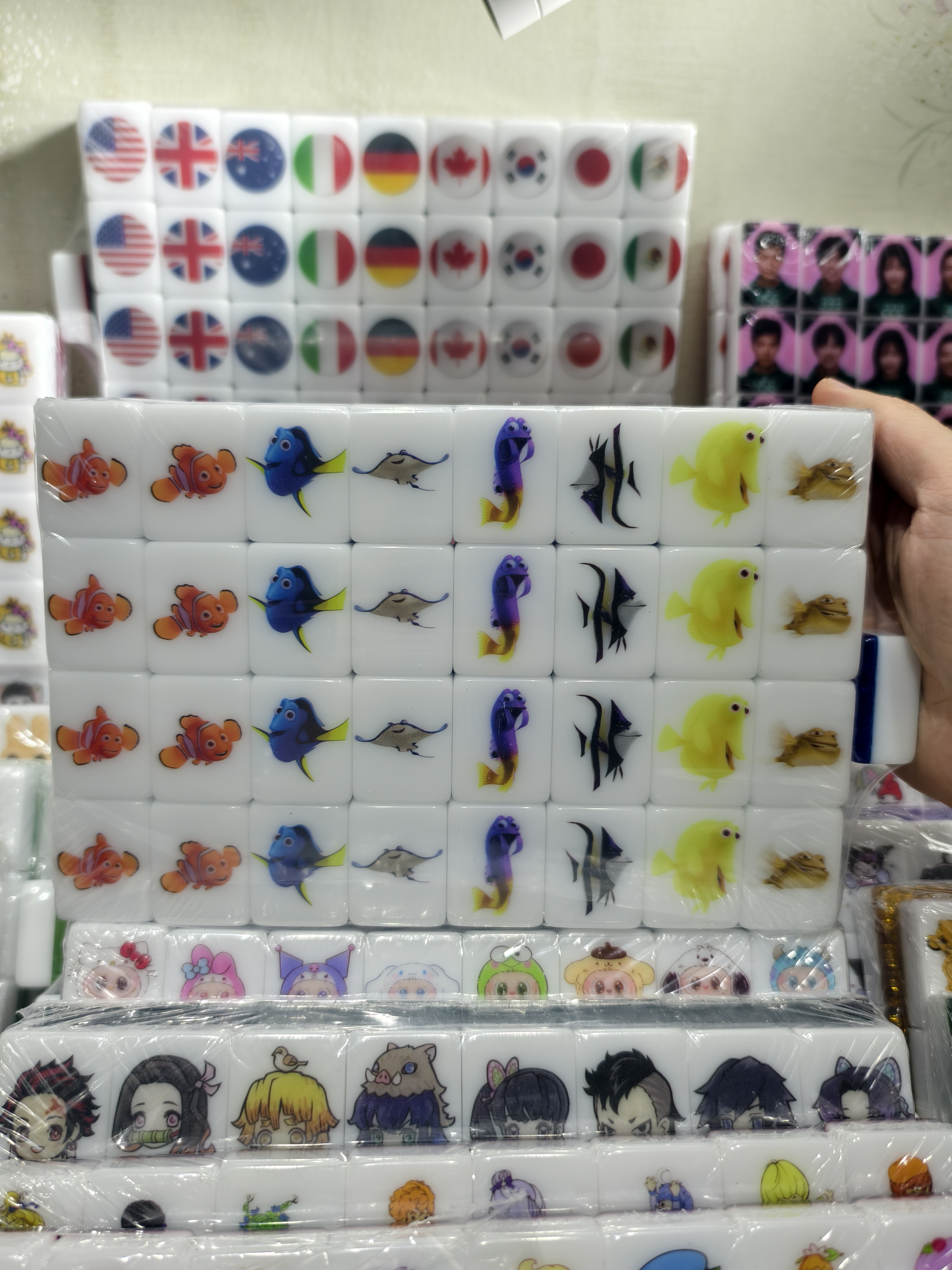 Push Tile Game 2 Player Set（ Finding Nemo ）65 Tiles 