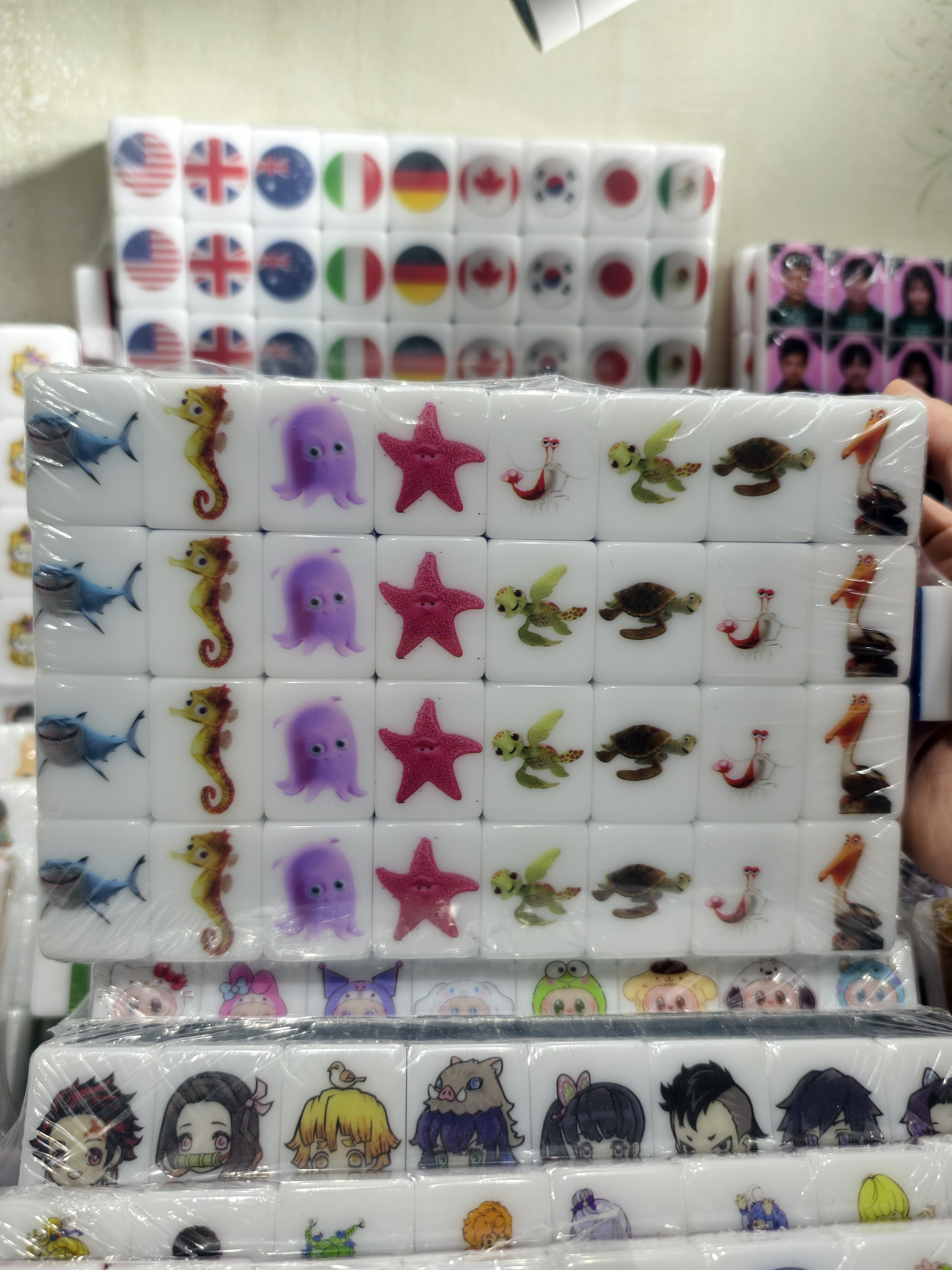 Push Tile Game 2 Player Set（ Finding Nemo ）65 Tiles 