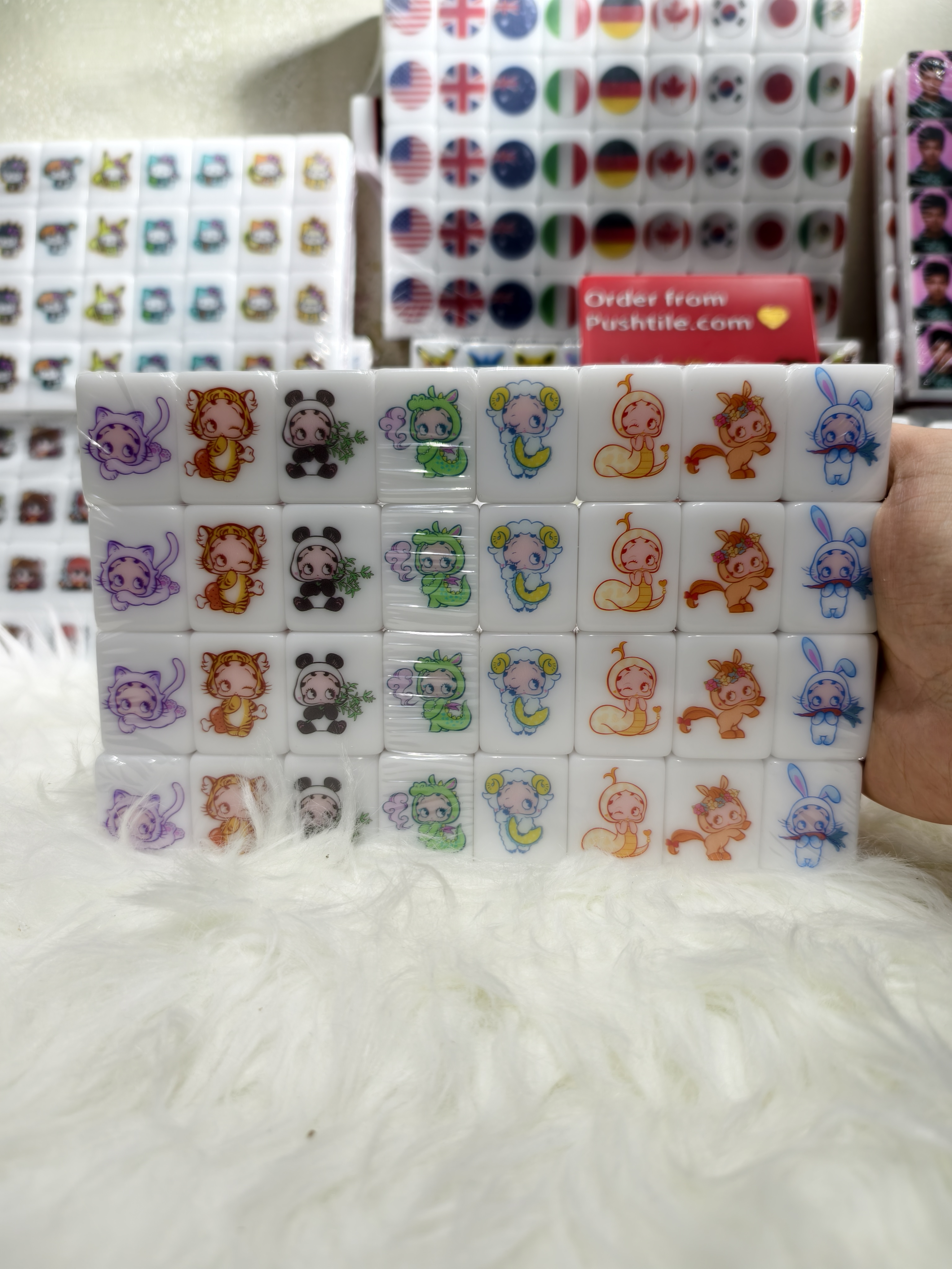 Push Tile Game 2 Player Set（ Betty Cosplay ）65 Tiles