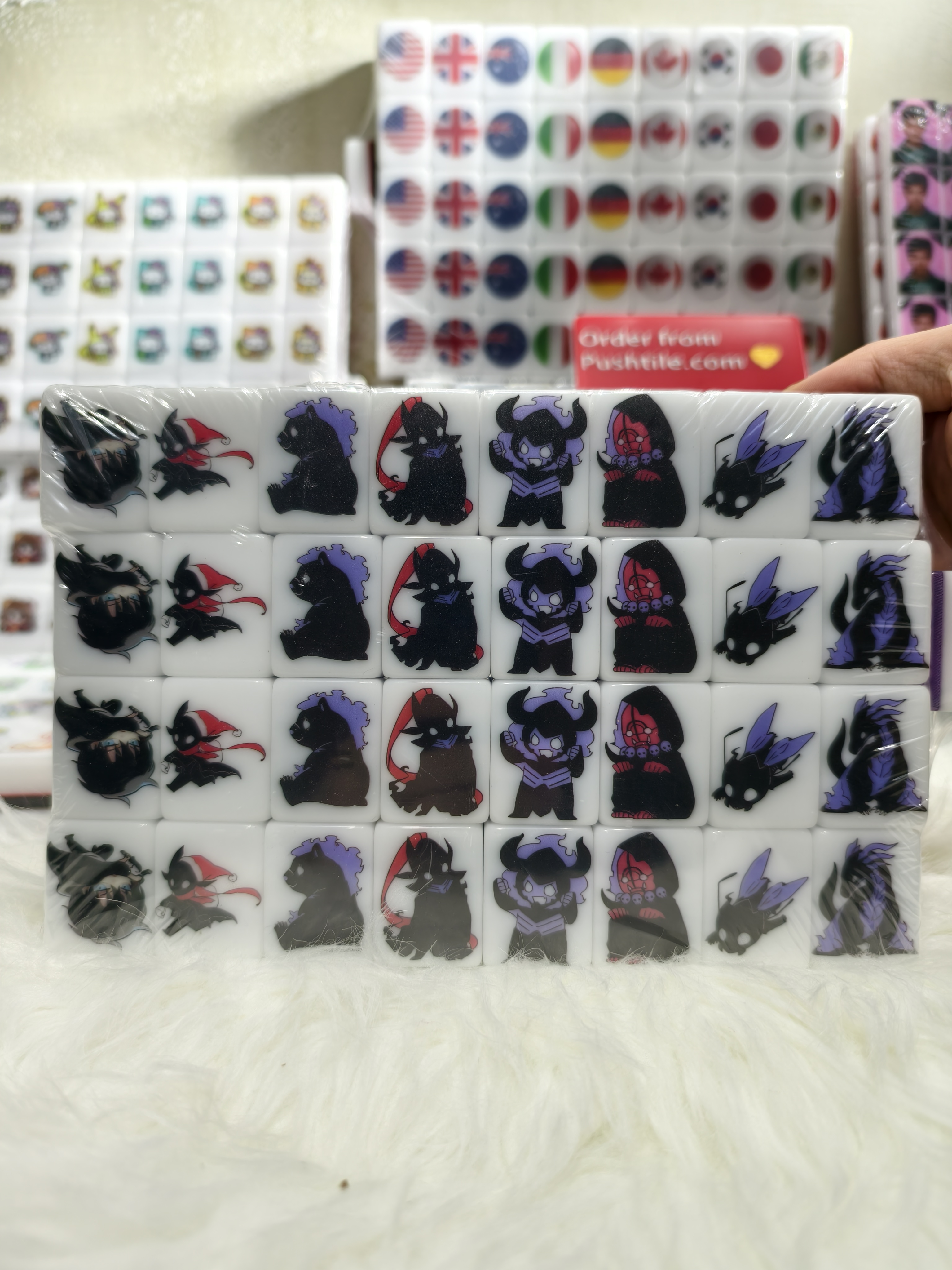 Push Tile Game  2 Player Set（ Solo Leveling ）65 Tiles