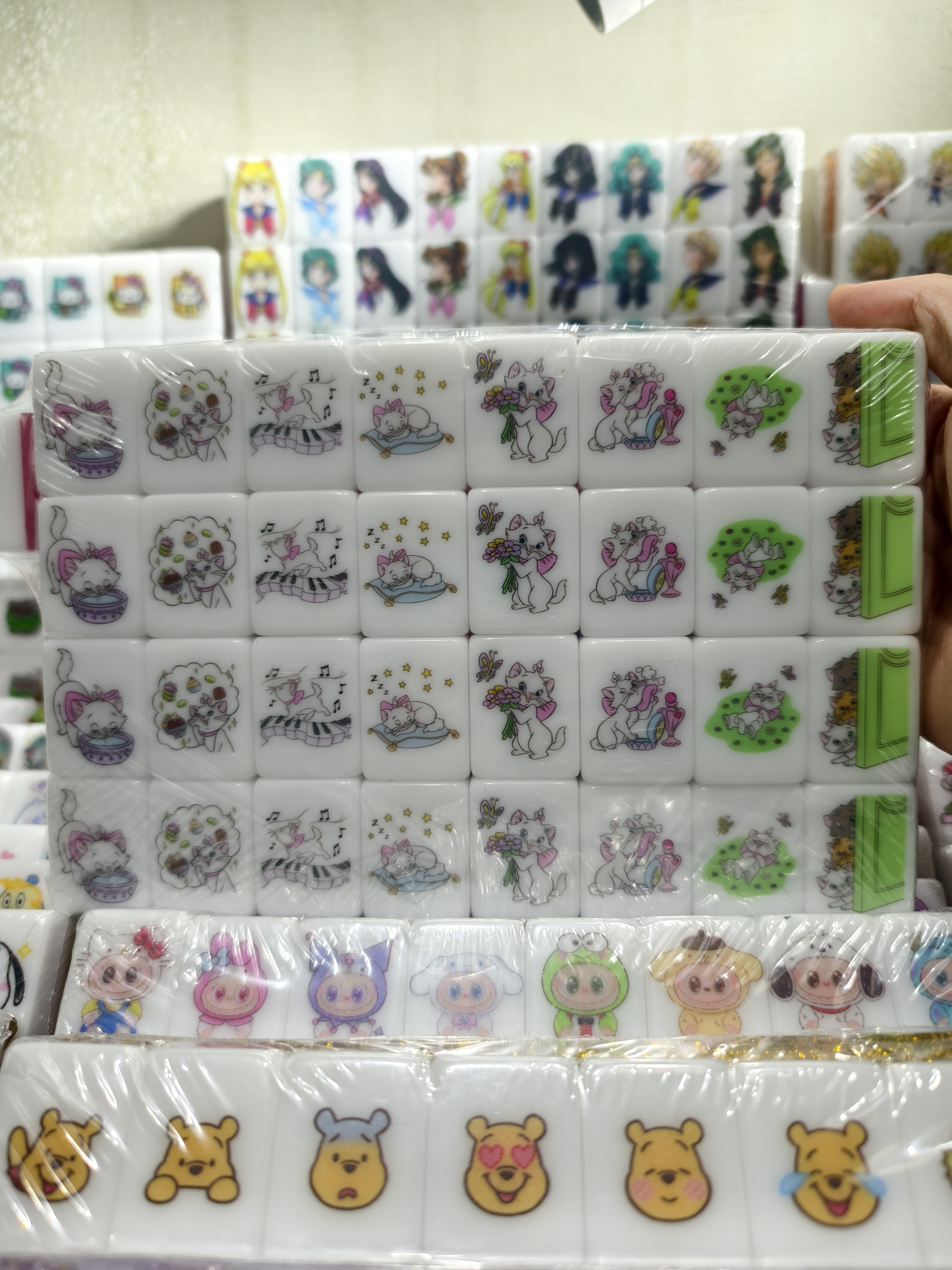 Push Tile Game 2 Player Set（ The Aristocat Marie ）65 Tiles