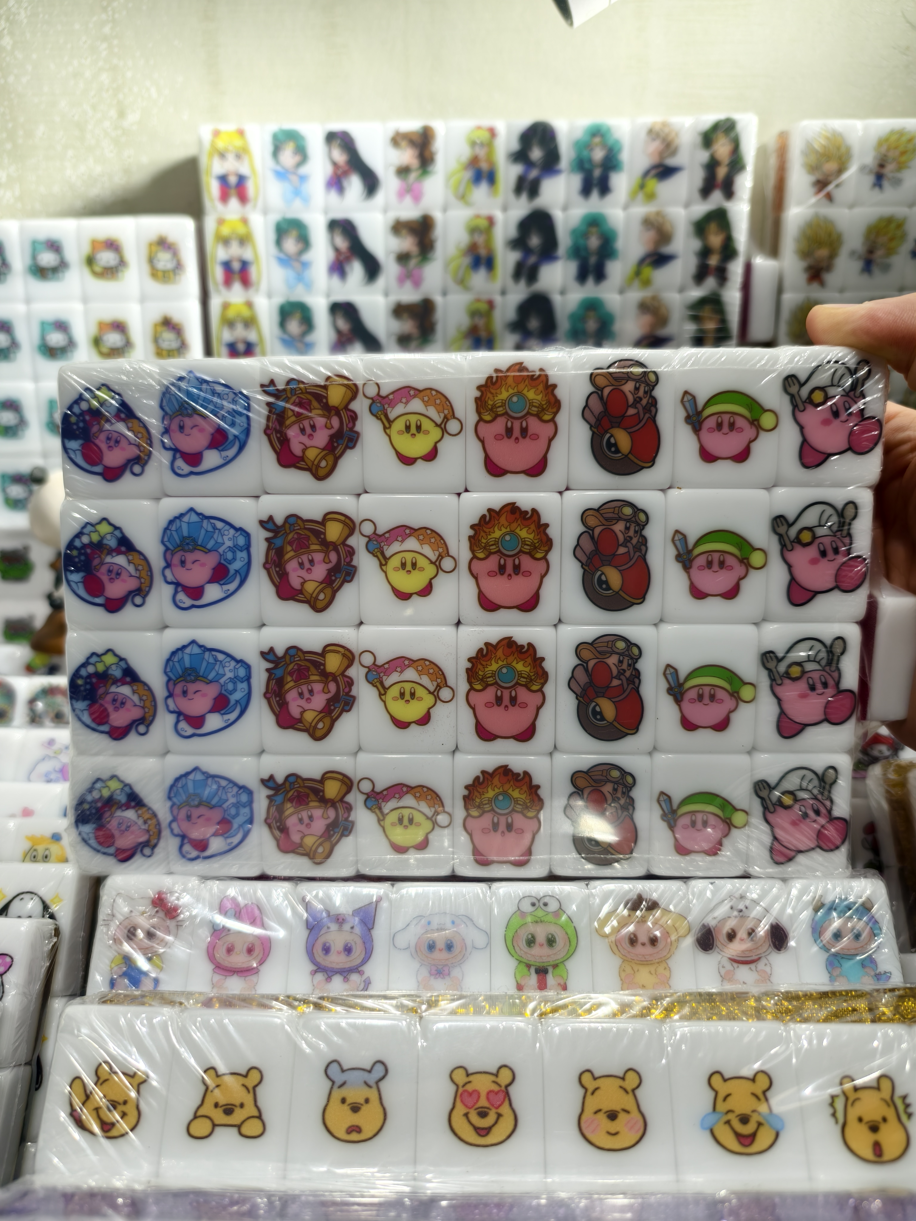 Push Tile Game 2 Player Set（ Star Kirby ）65 Tiles