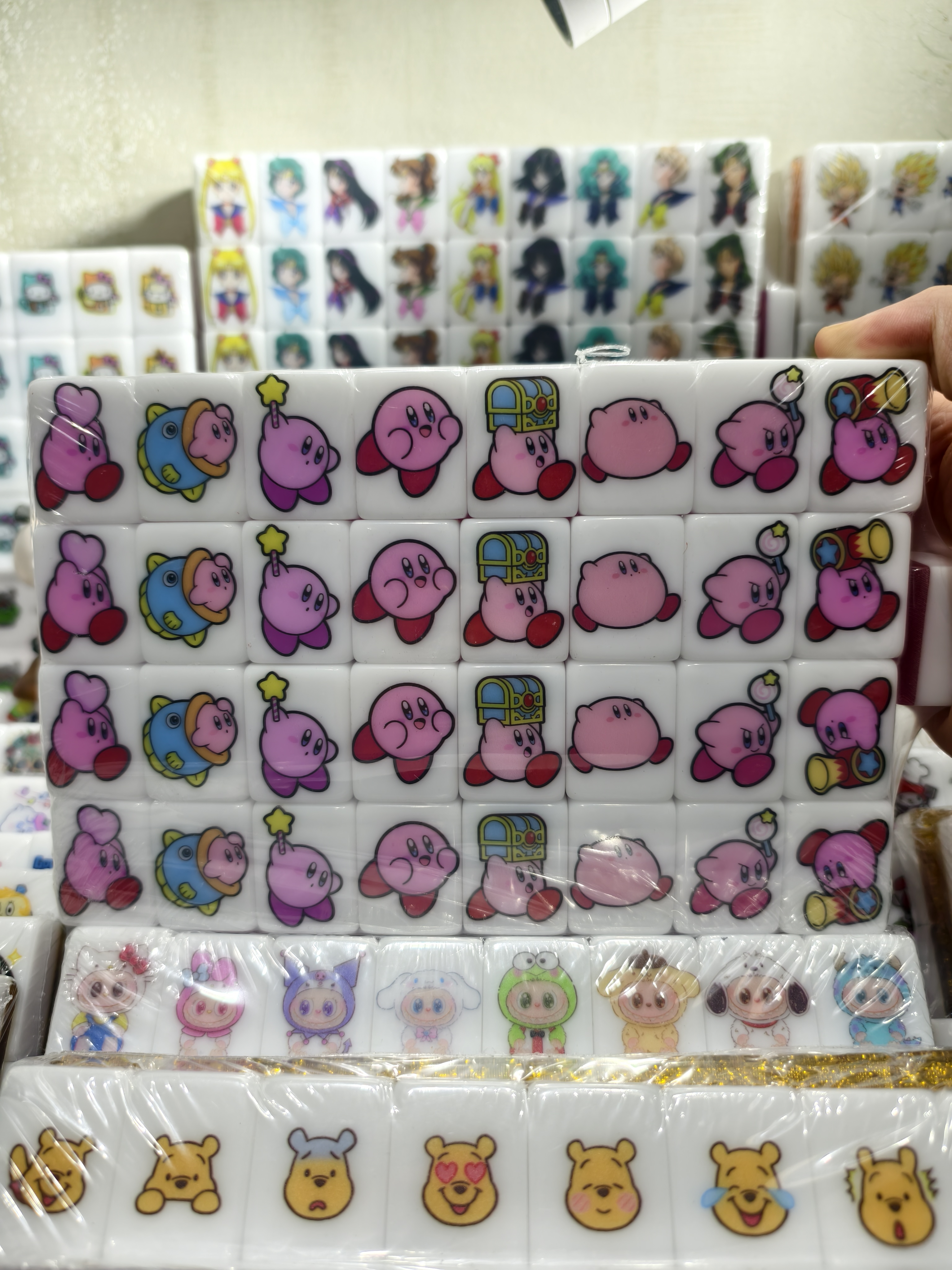 Push Tile Game 2 Player Set（ Star Kirby ）65 Tiles