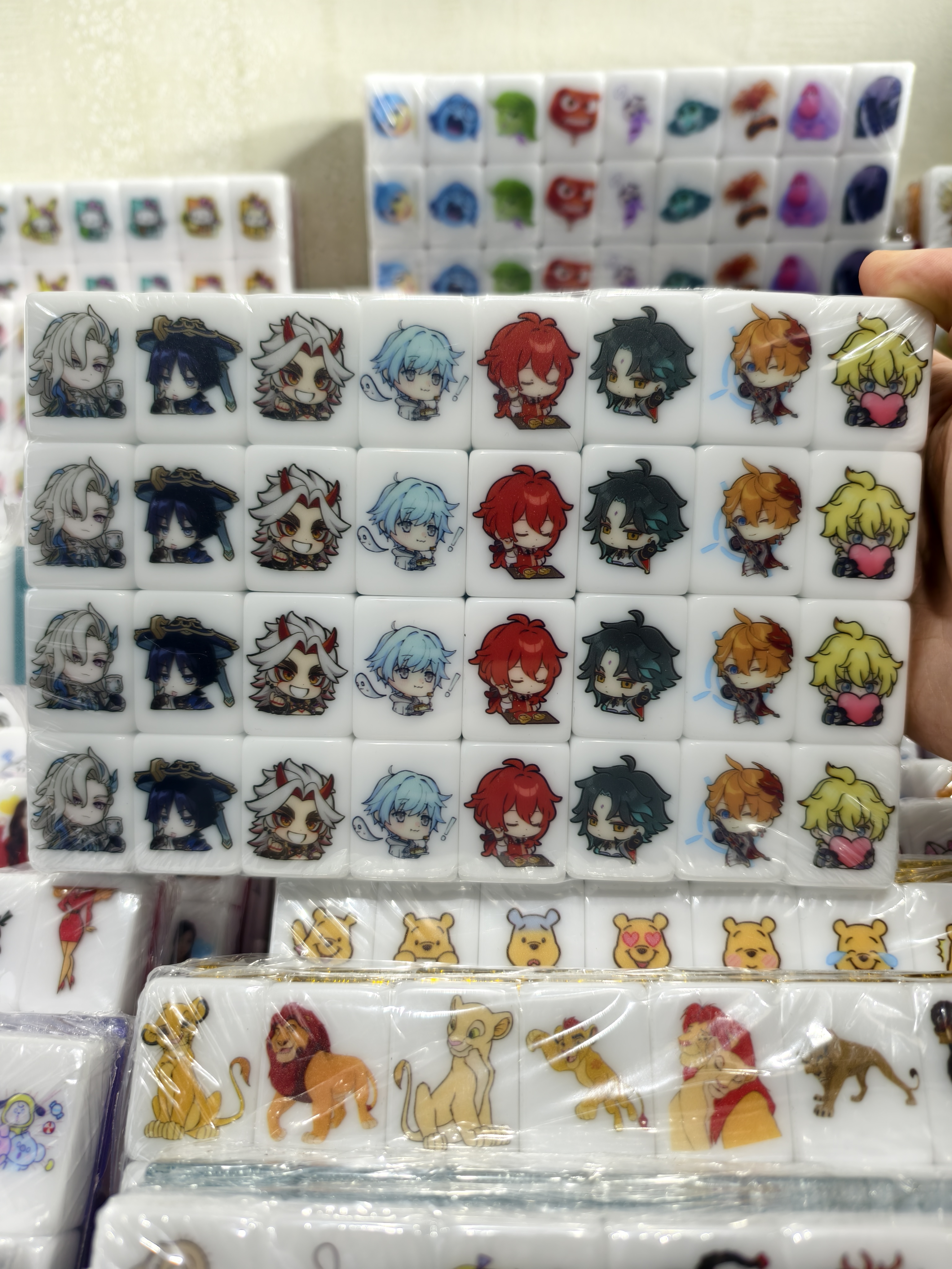 Push Tile Game 2 Player Set（ Genshin Impact ）65 Tiles