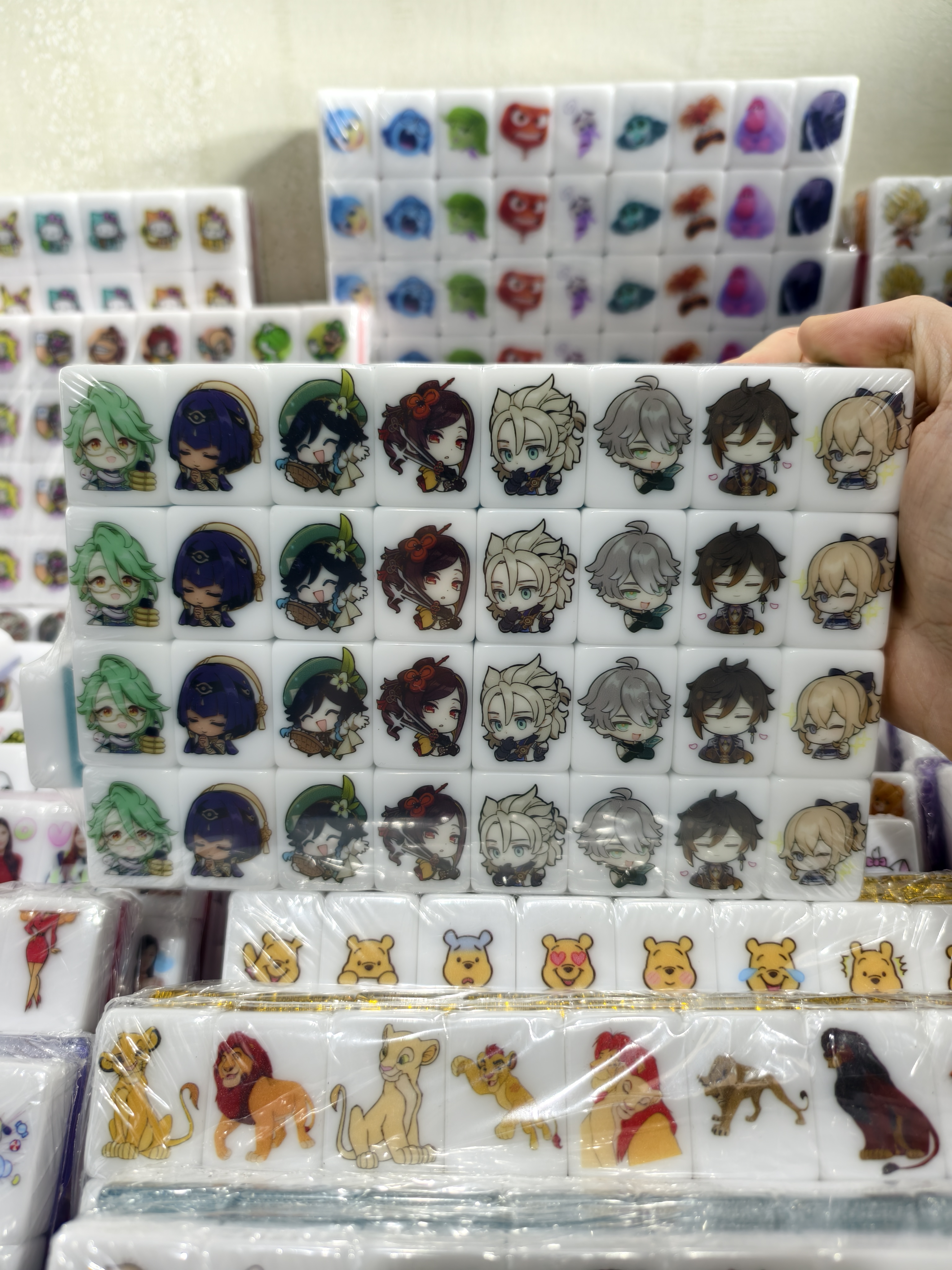 Push Tile Game 2 Player Set（ Genshin Impact ）65 Tiles