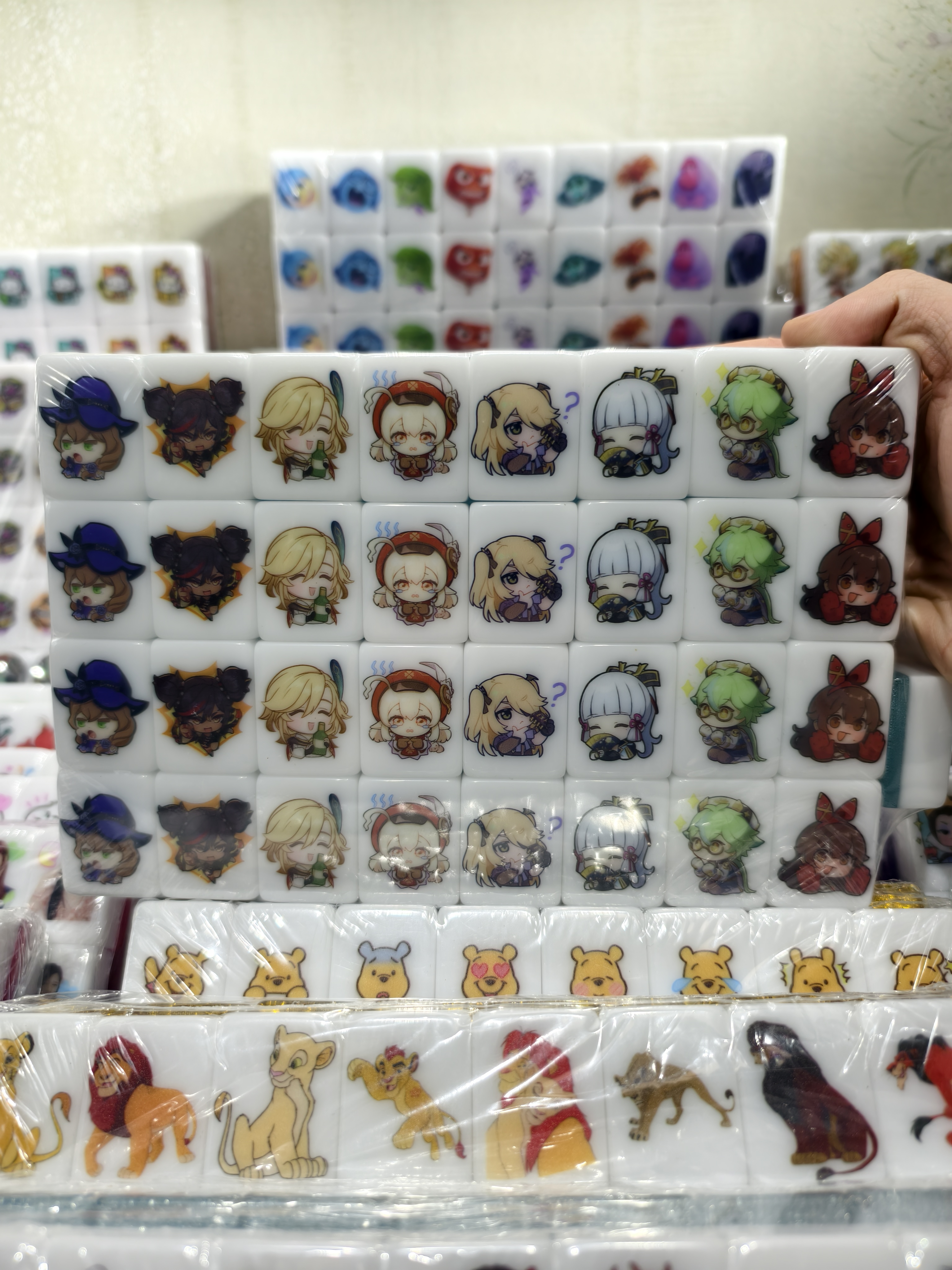 Push Tile Game 2 Player Set（ Genshin Impact ）65 Tiles