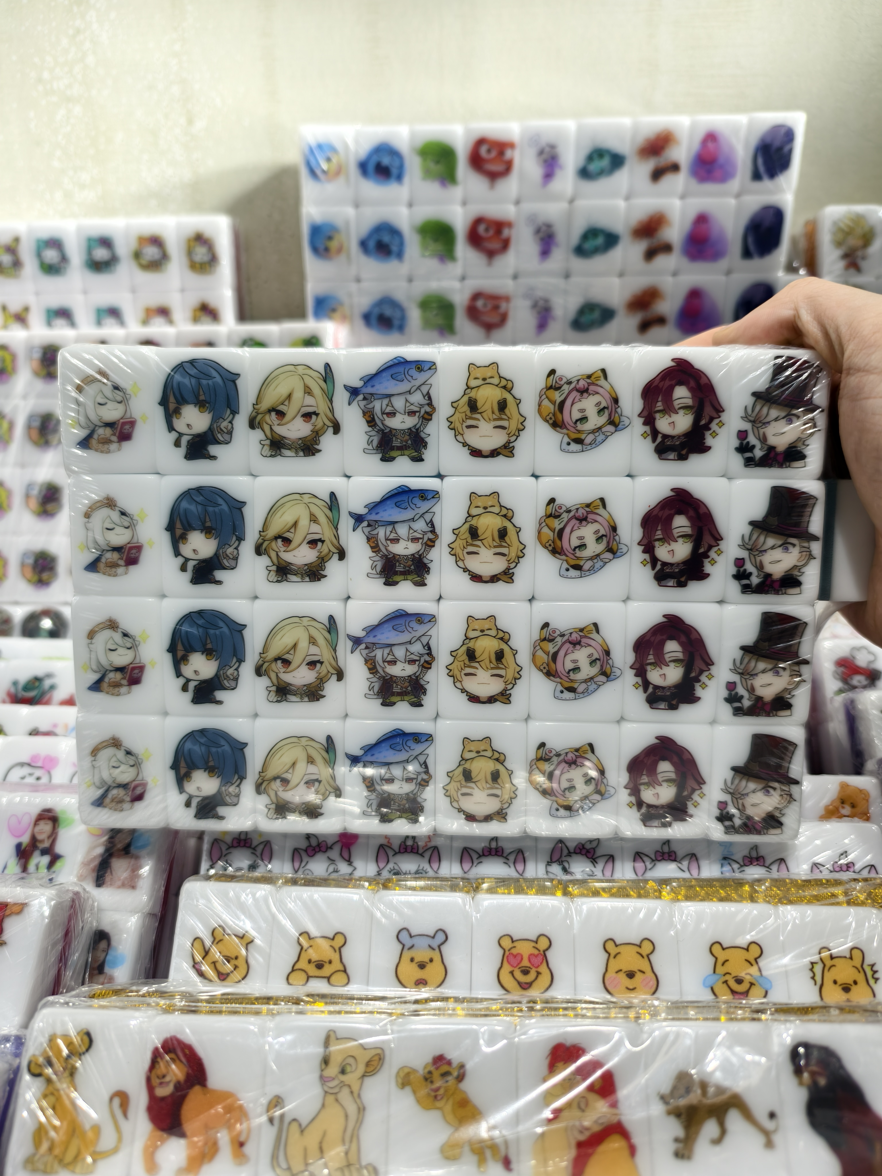 Push Tile Game 2 Player Set（ Genshin Impact ）65 Tiles