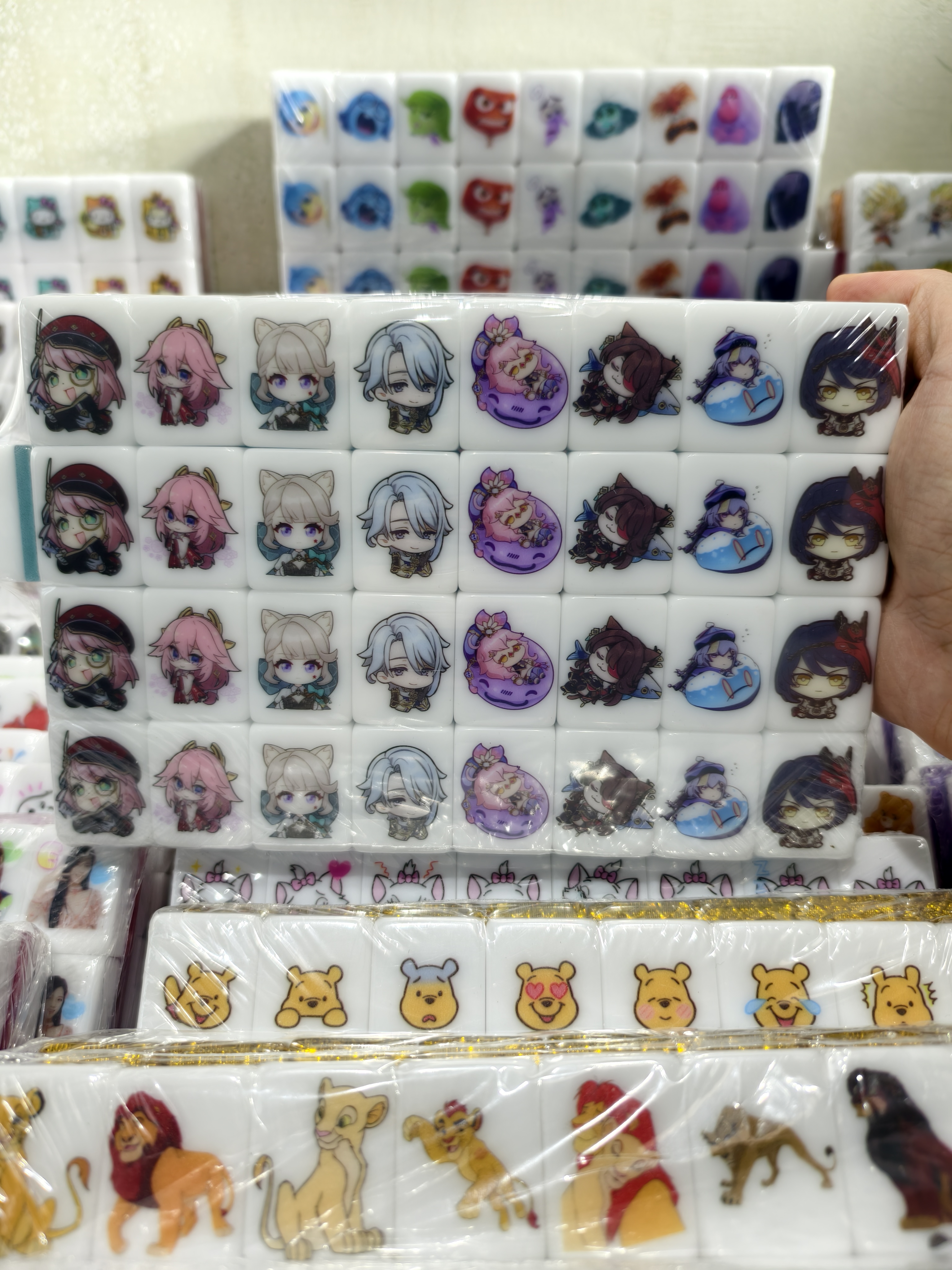 Push Tile Game 2 Player Set（ Genshin Impact ）65 Tiles