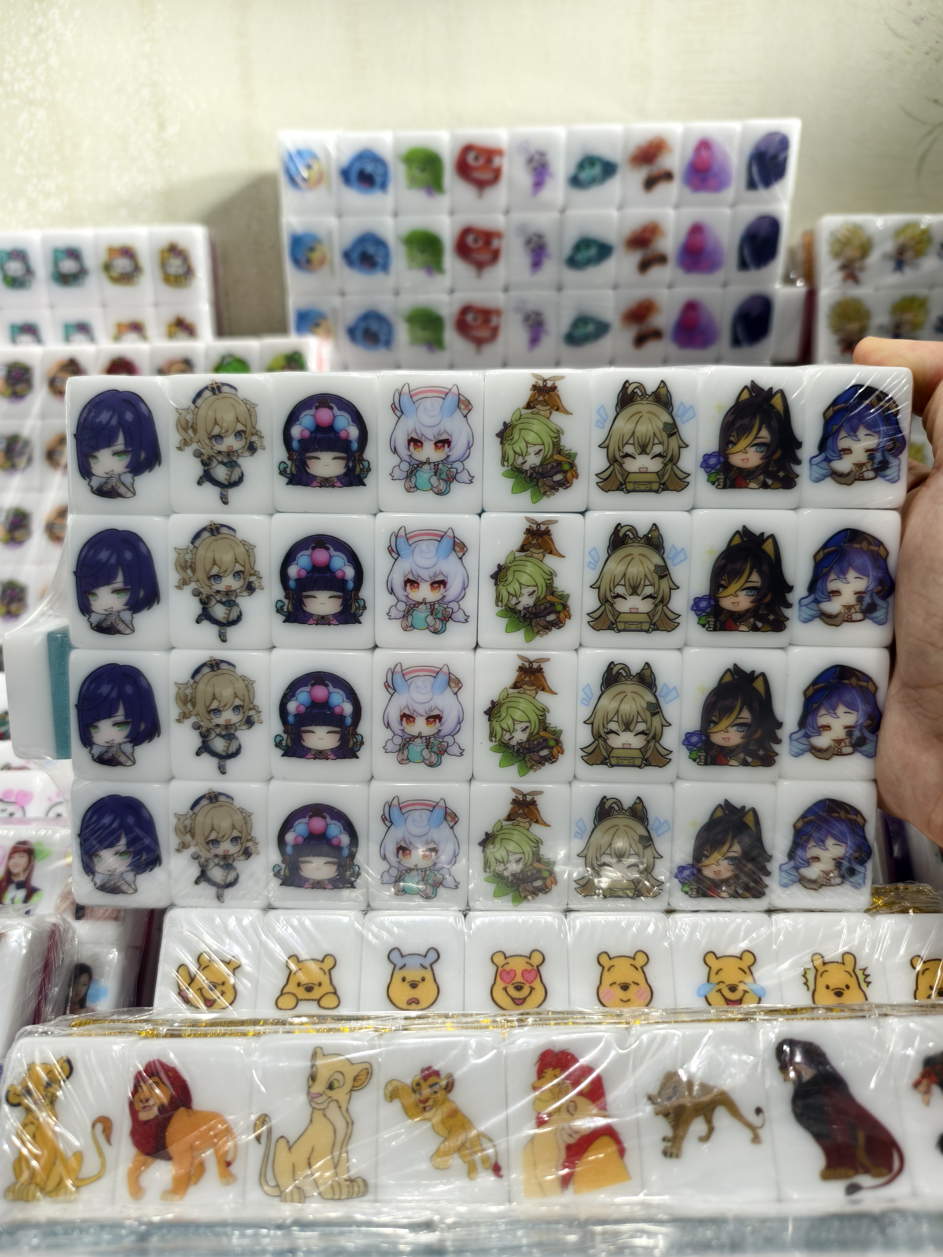 Push Tile Game 2 Player Set（ Genshin Impact ）65 Tiles