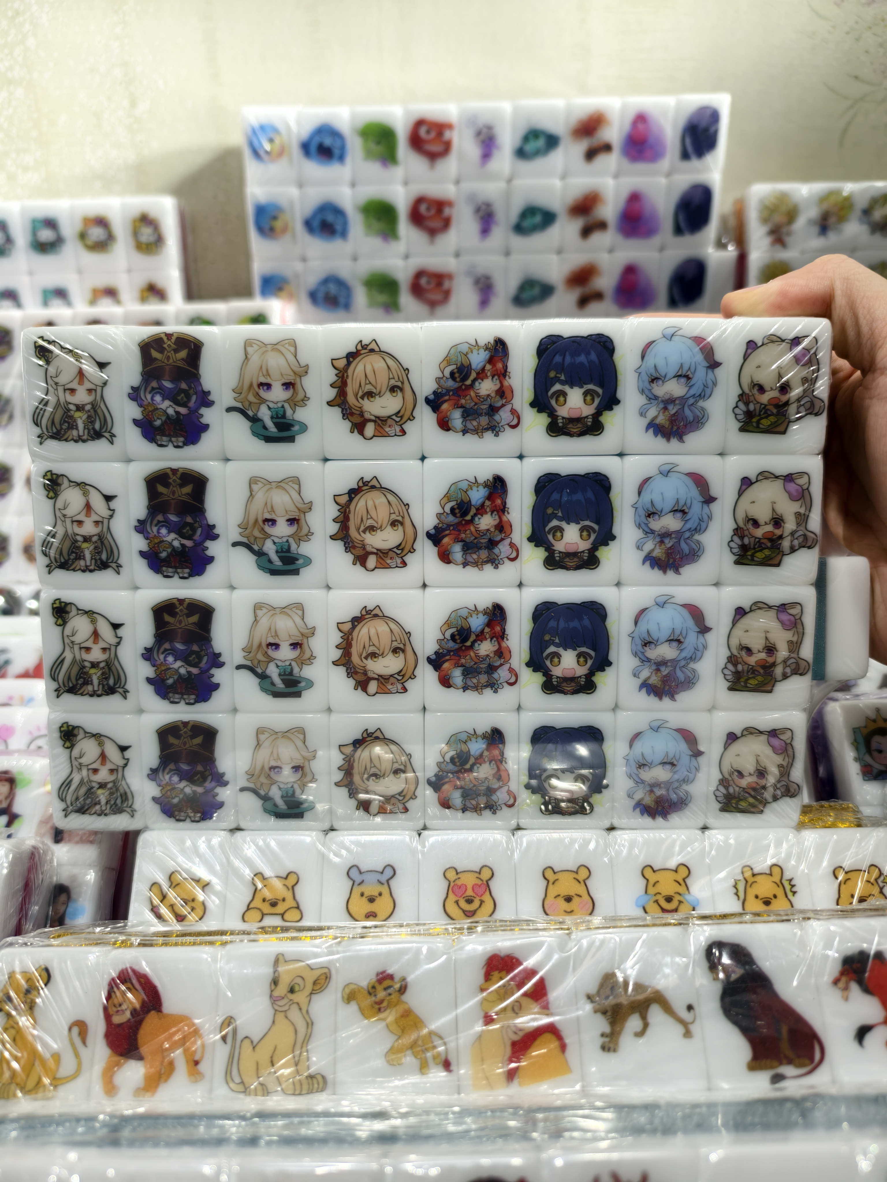 Push Tile Game 2 Player Set（ Genshin Impact ）65 Tiles