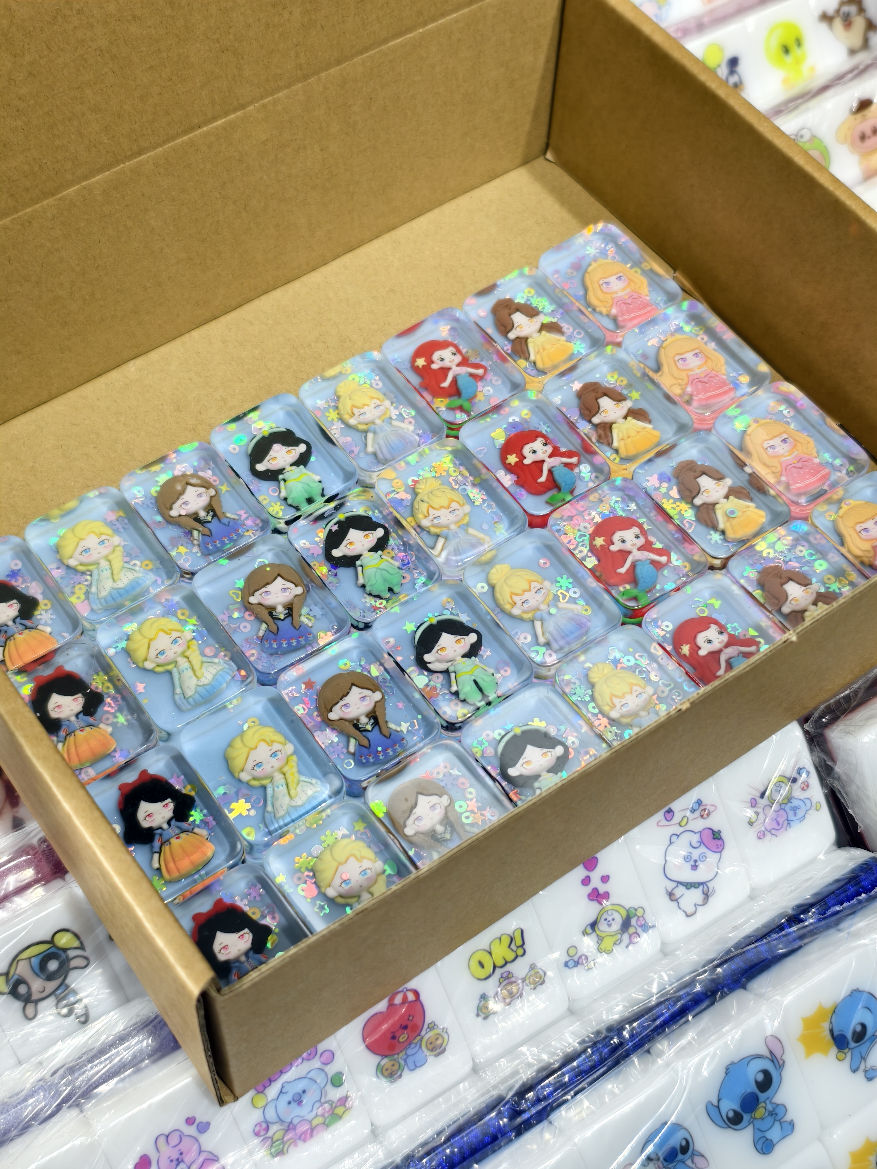 Pushtile Mahjong Night Glow Tiles