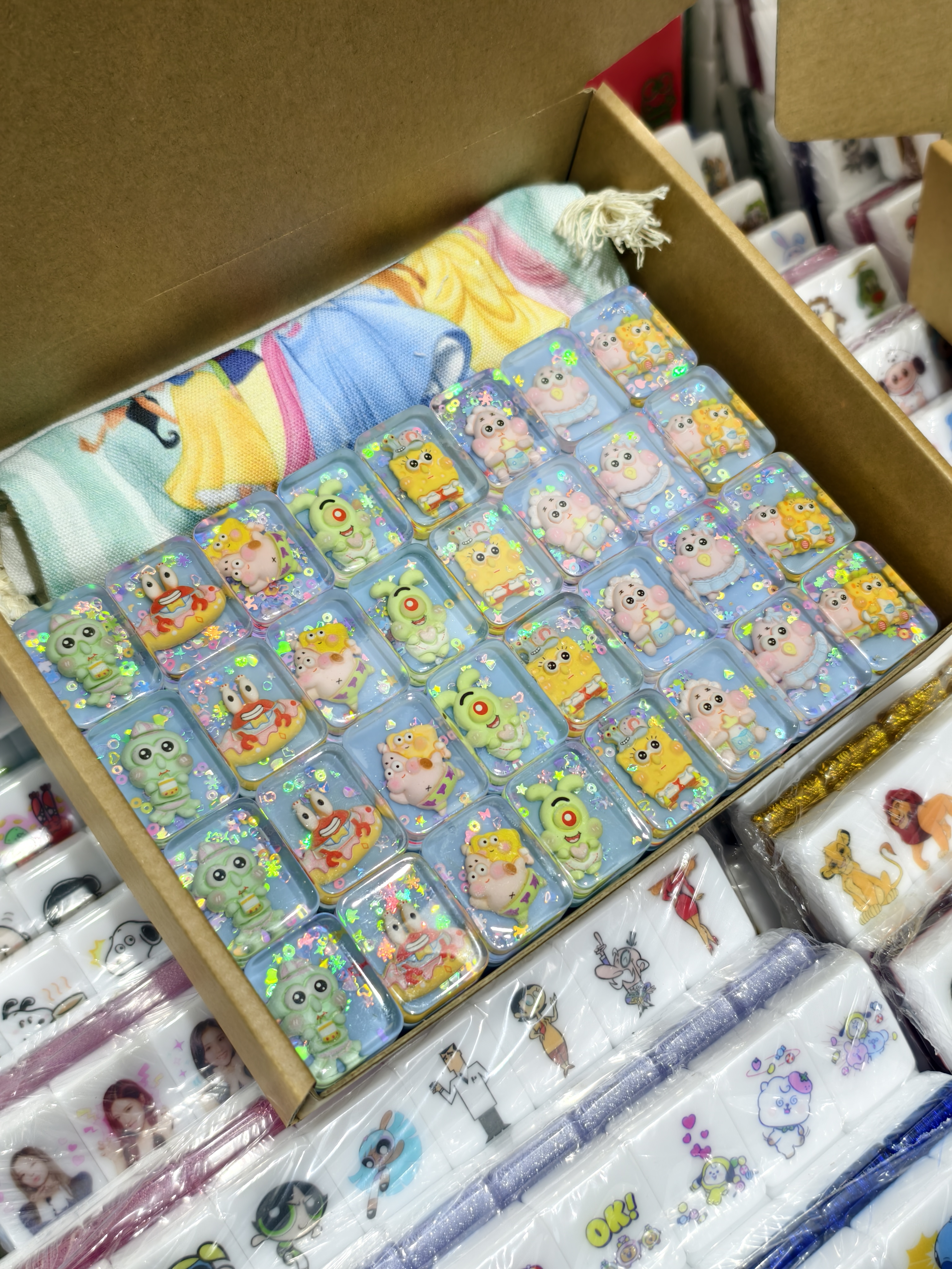 Pushtile Mahjong Night Glow Tiles