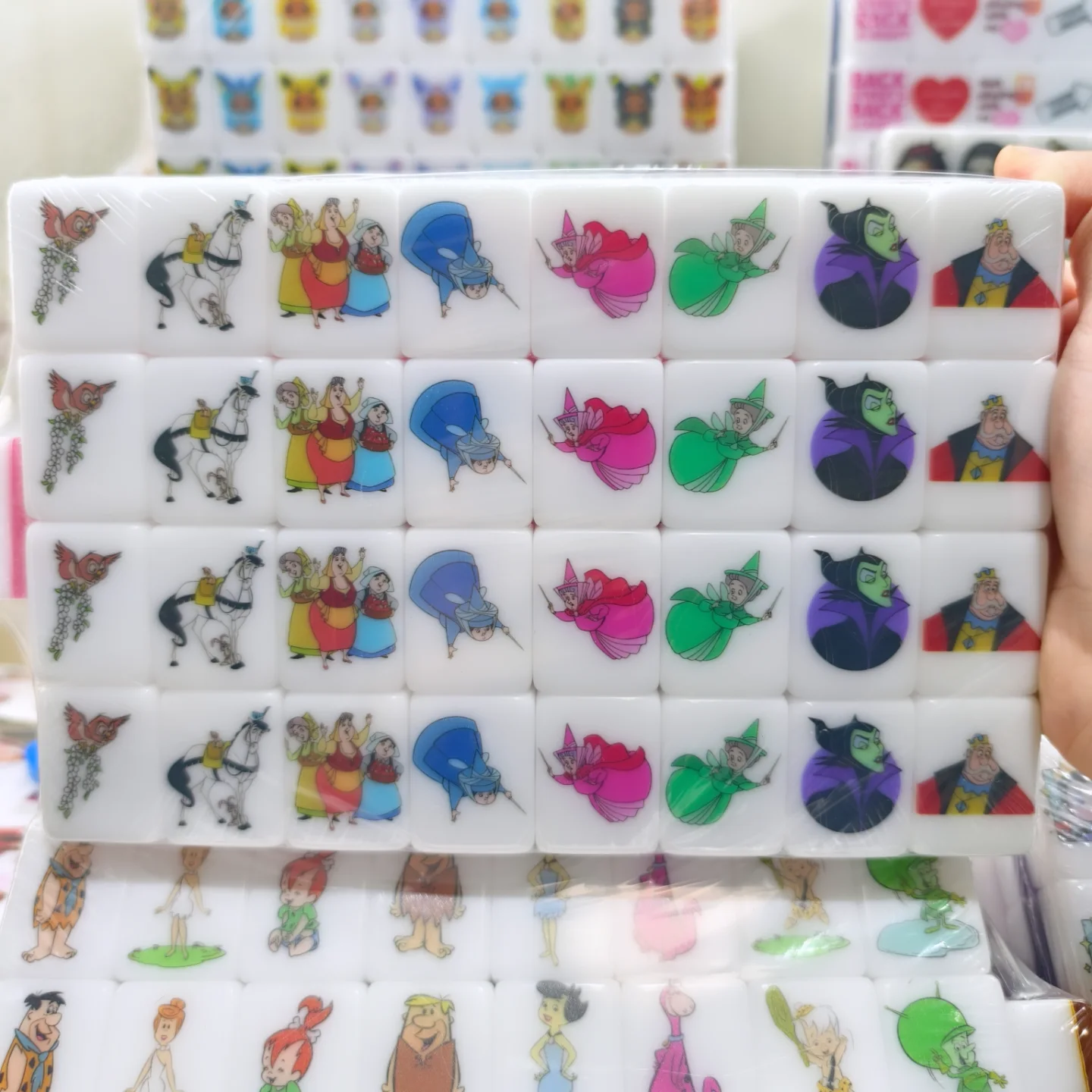 Push Tile Game 2 Player Set（ Sleeping Beauty ）65 Tiles