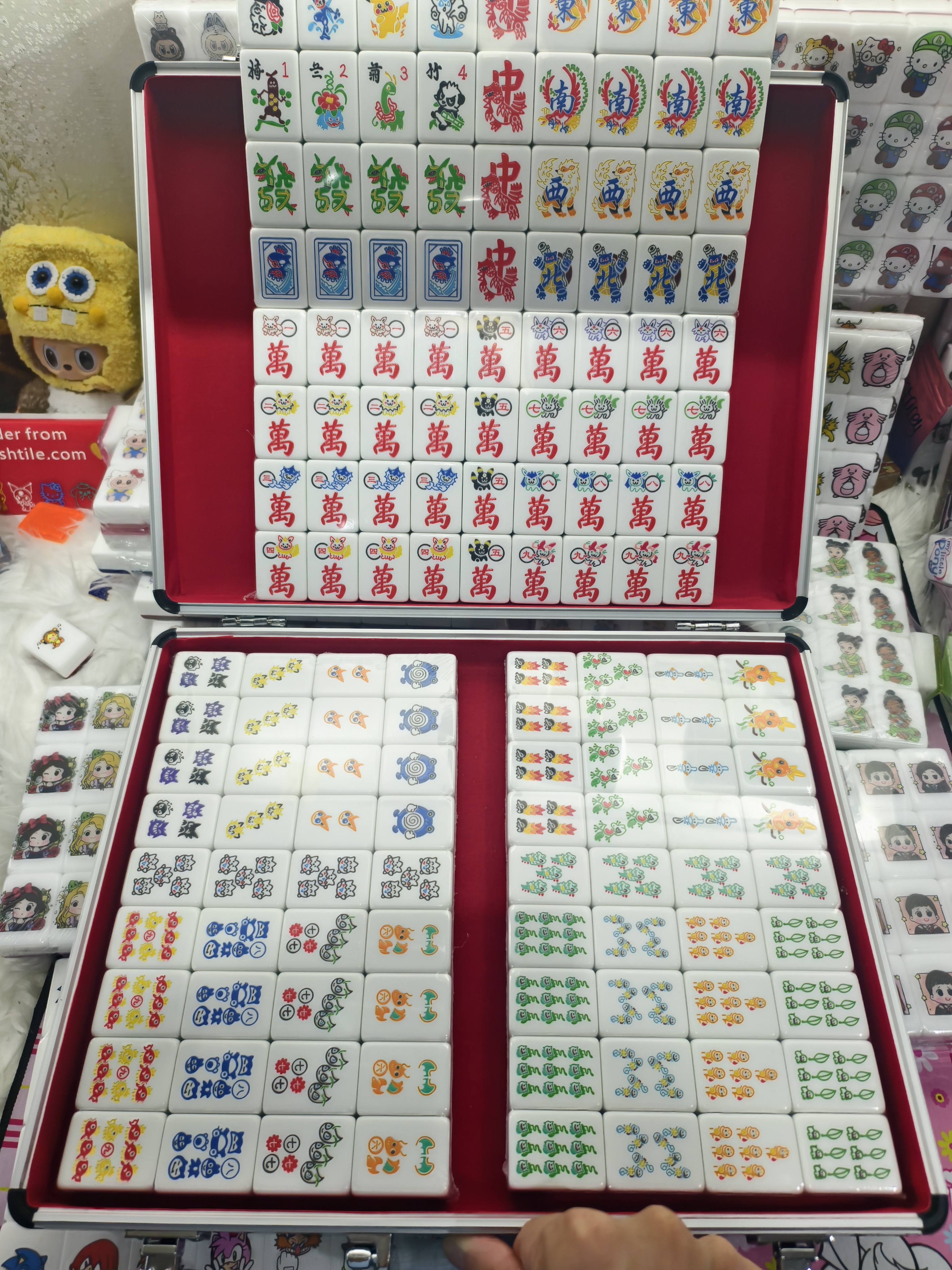 Pokémon Mahjong Tile Set 1.0 ( 144 pcs ) 