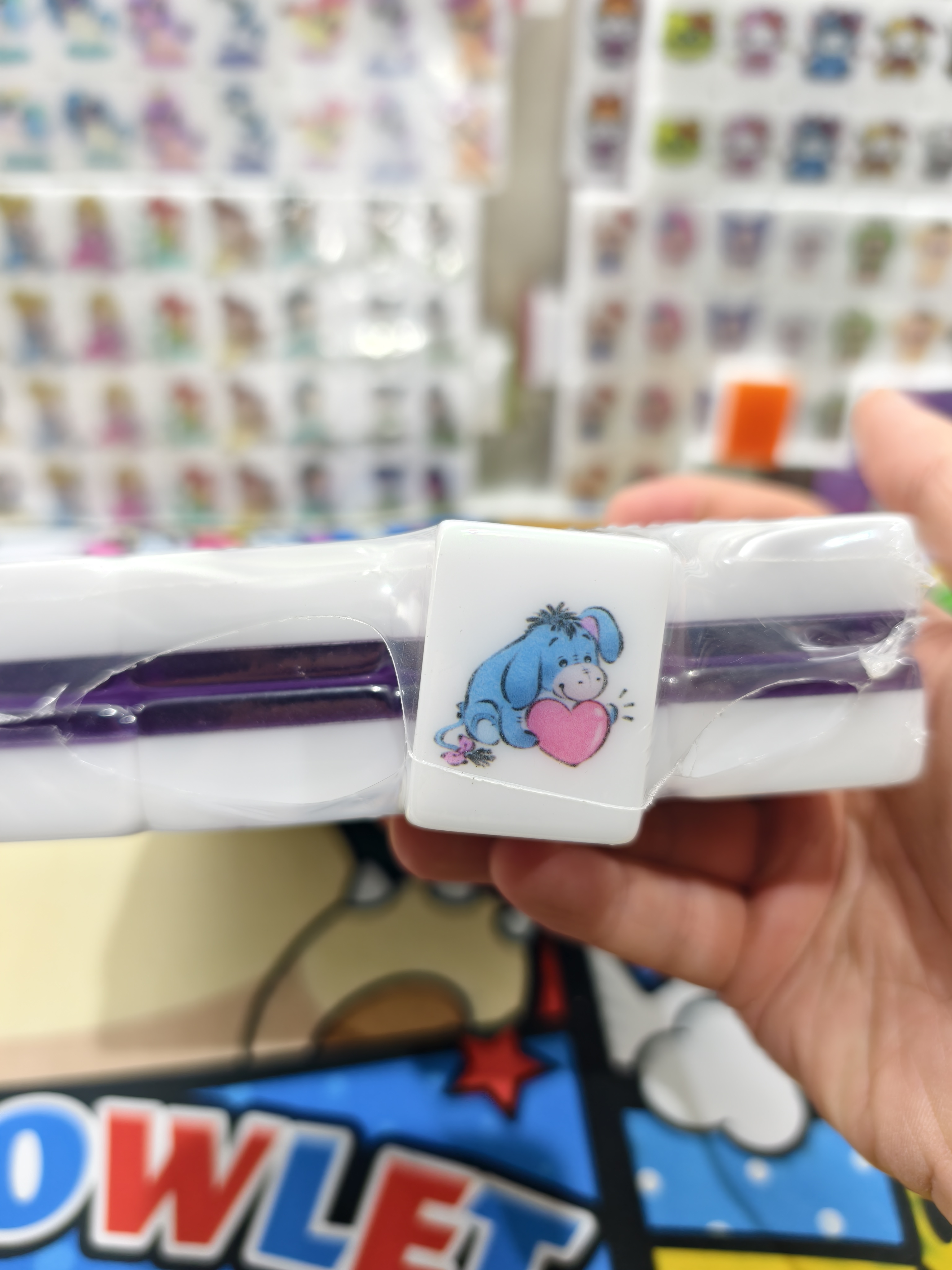 Push Tile Game  2 Player Set（ Eeyore ）65 Tiles