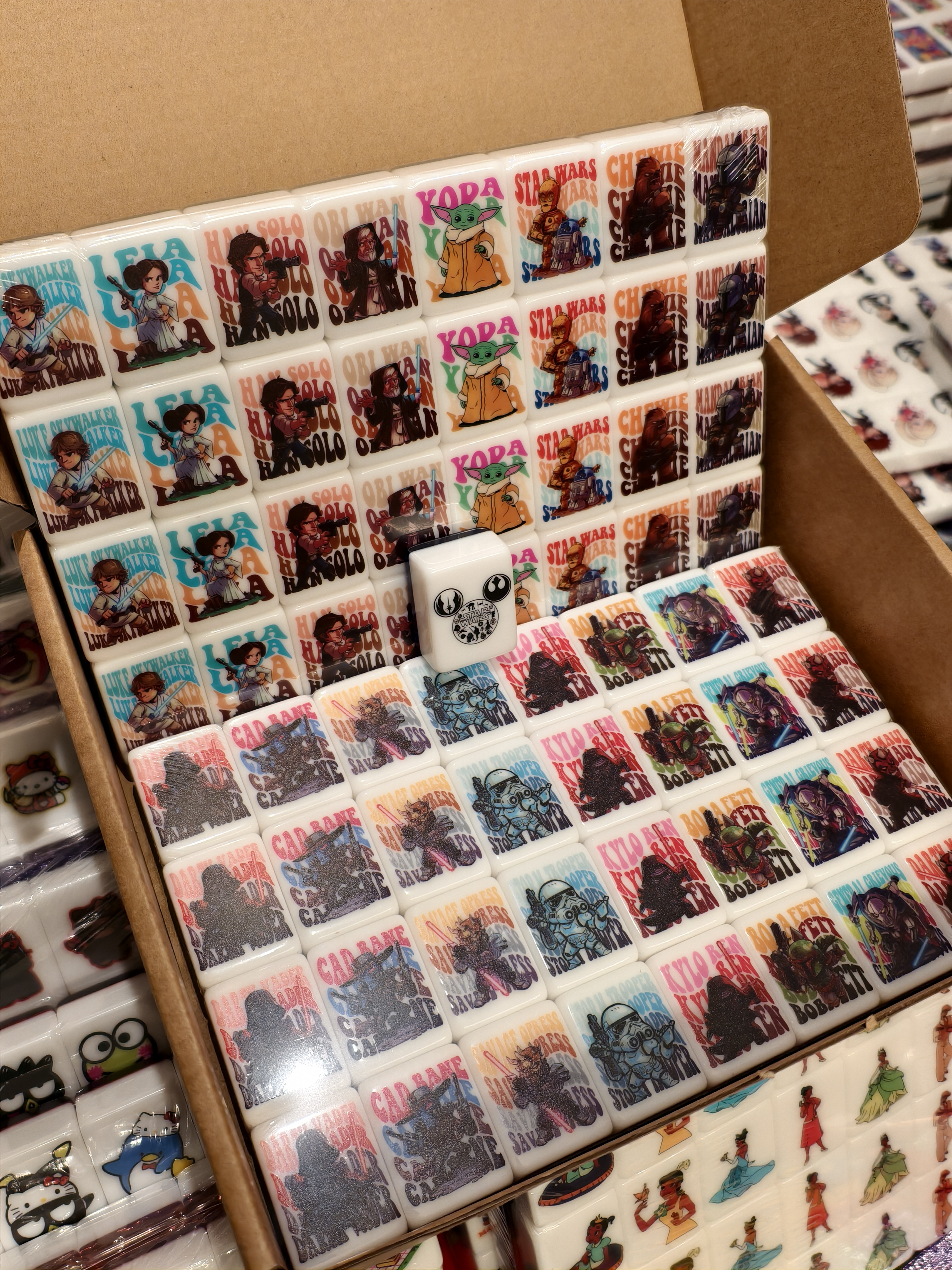  Push Tile Game 2 Player Set（ Star Wars ）65 Tiles