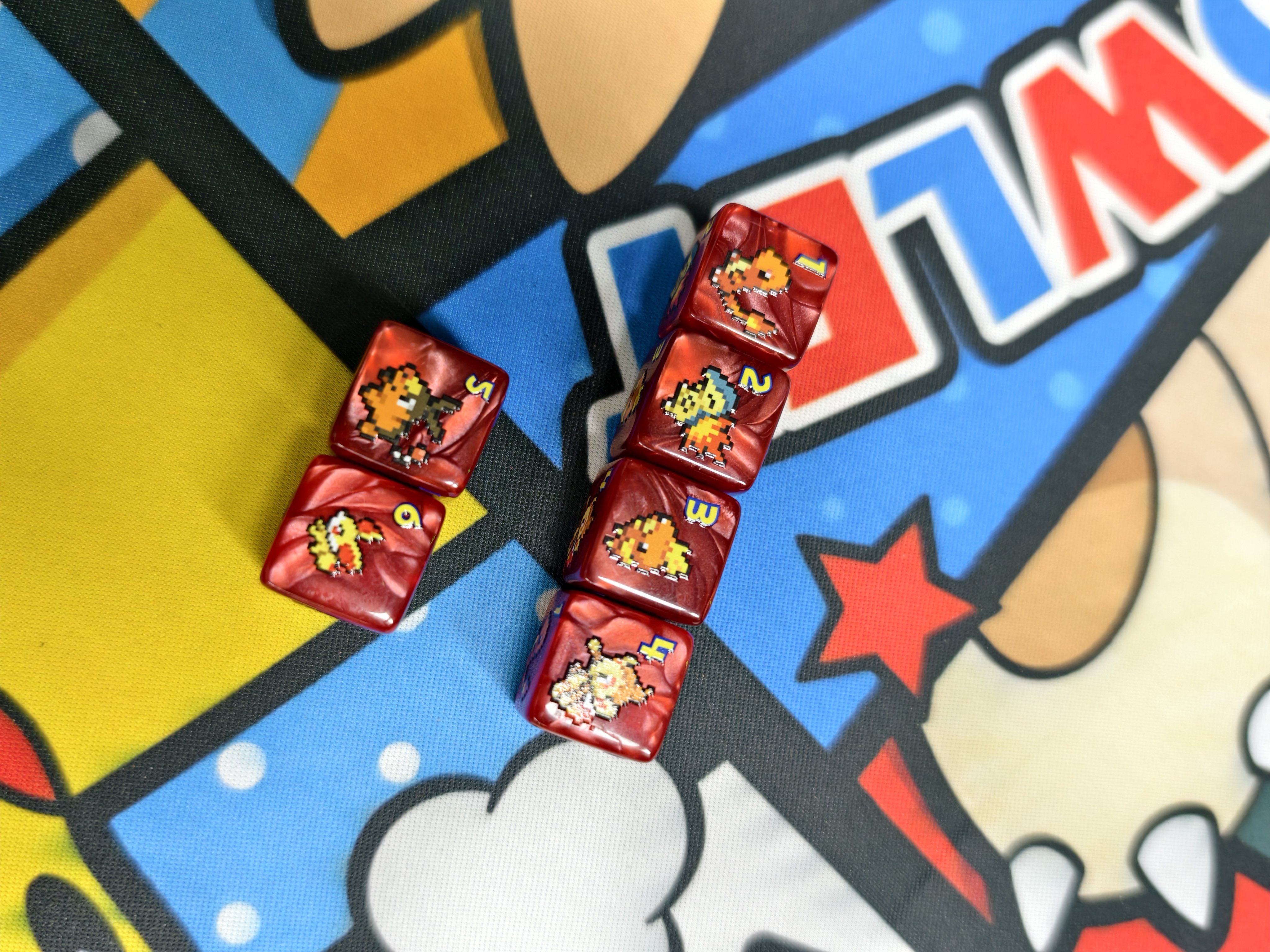 Pokémon Boardgame Dice collection 