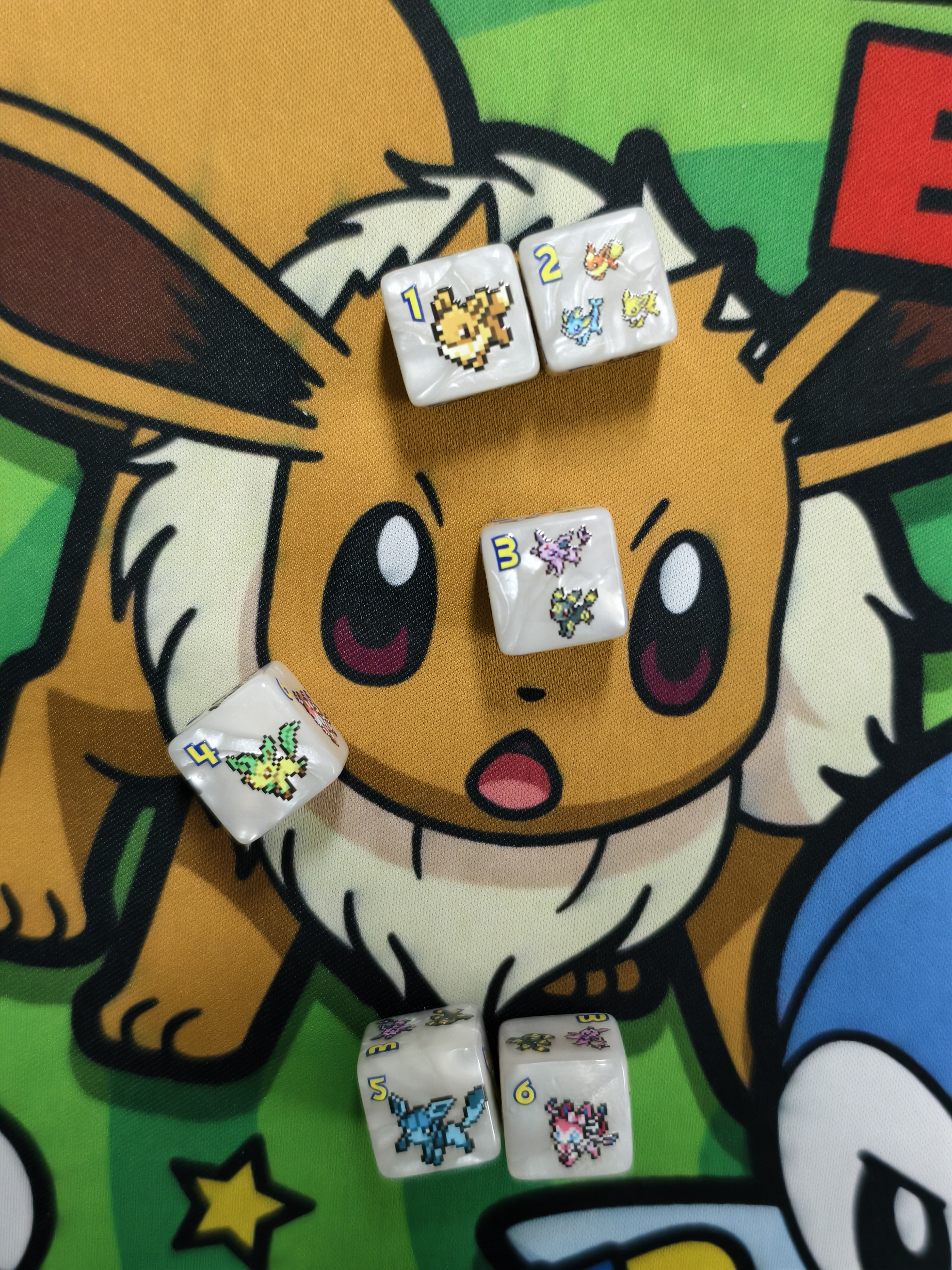 Pokémon Boardgame Dice collection 
