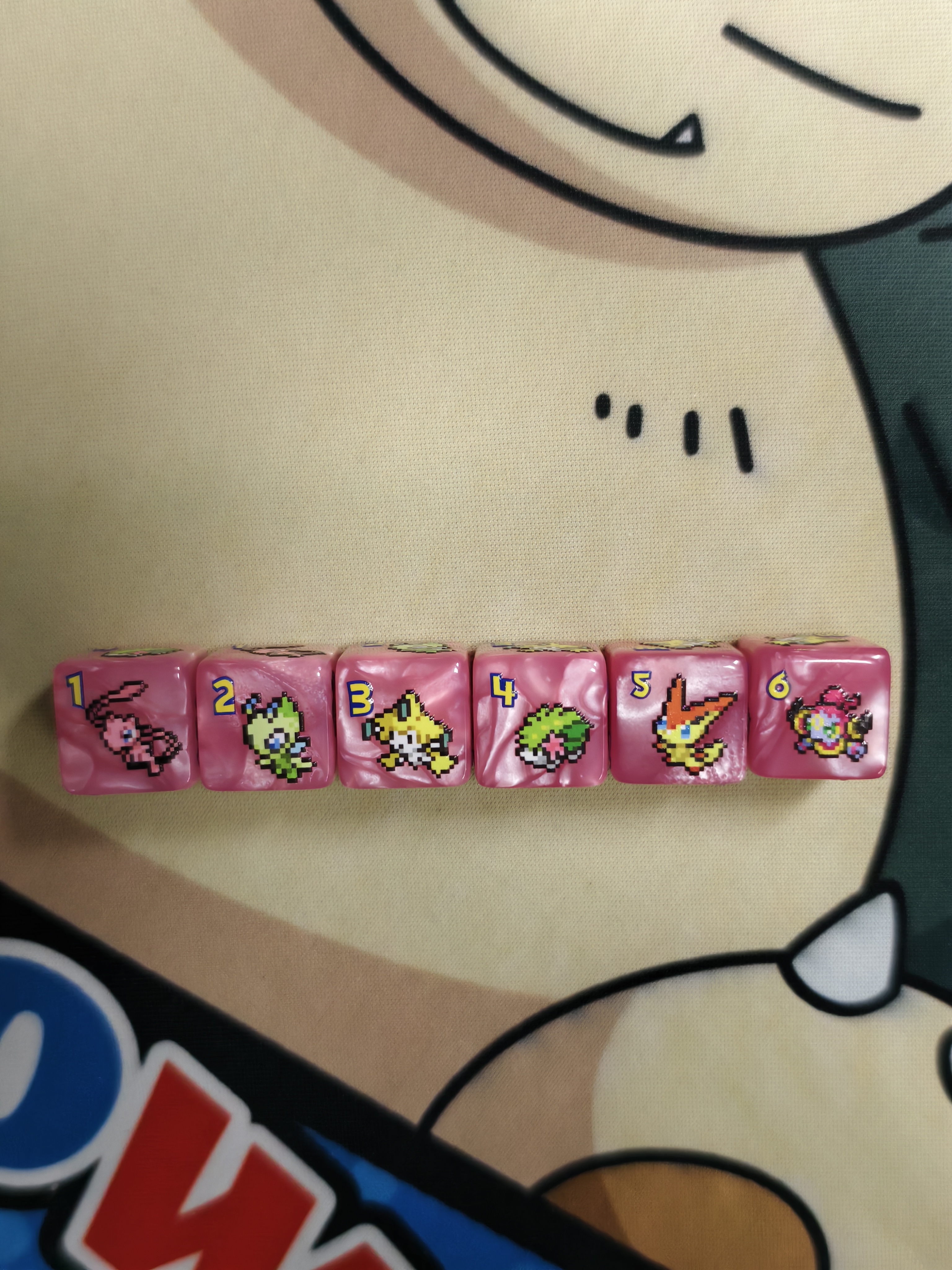 Pokémon Boardgame Dice collection 