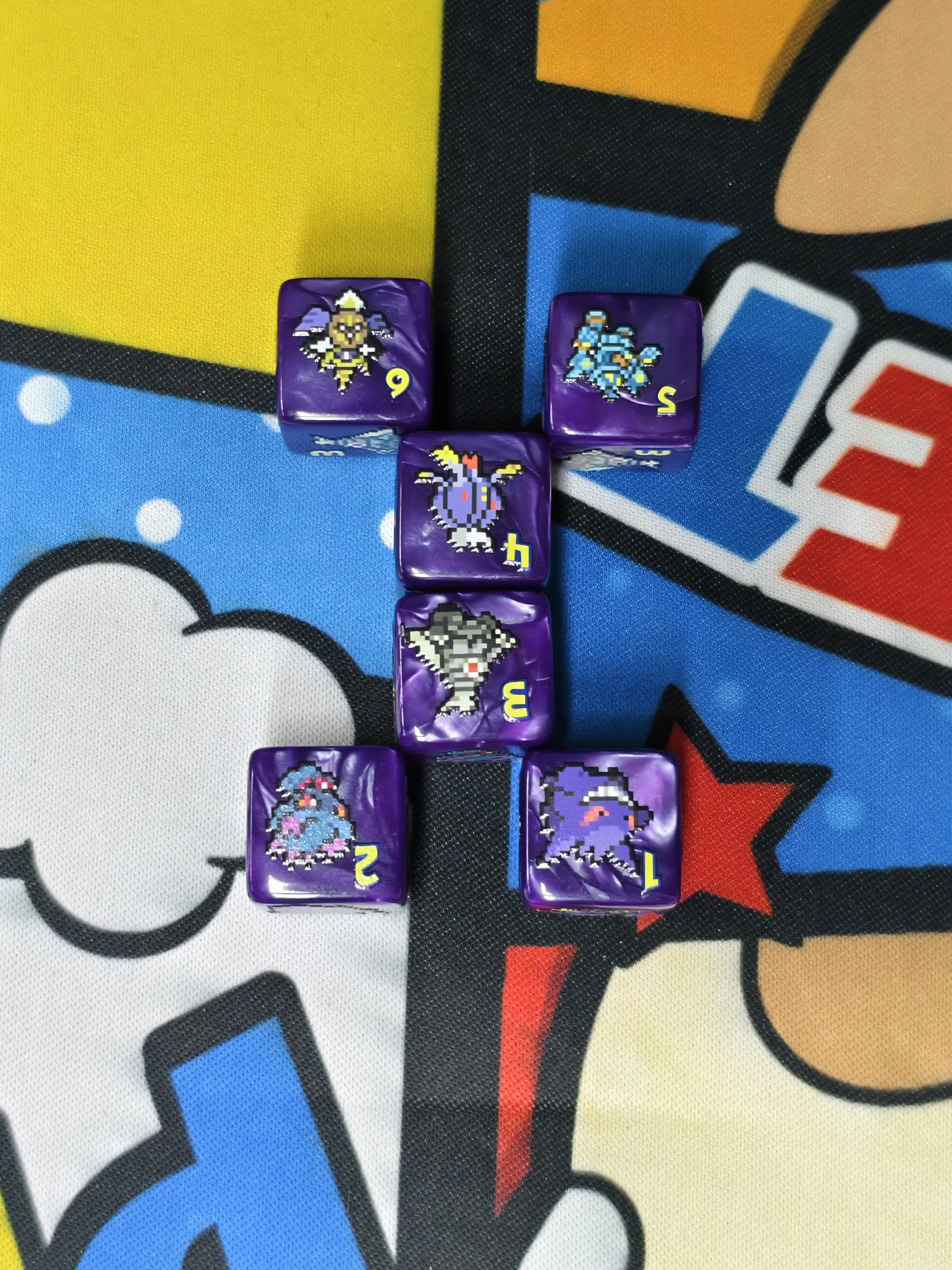 Pokémon Boardgame Dice collection 