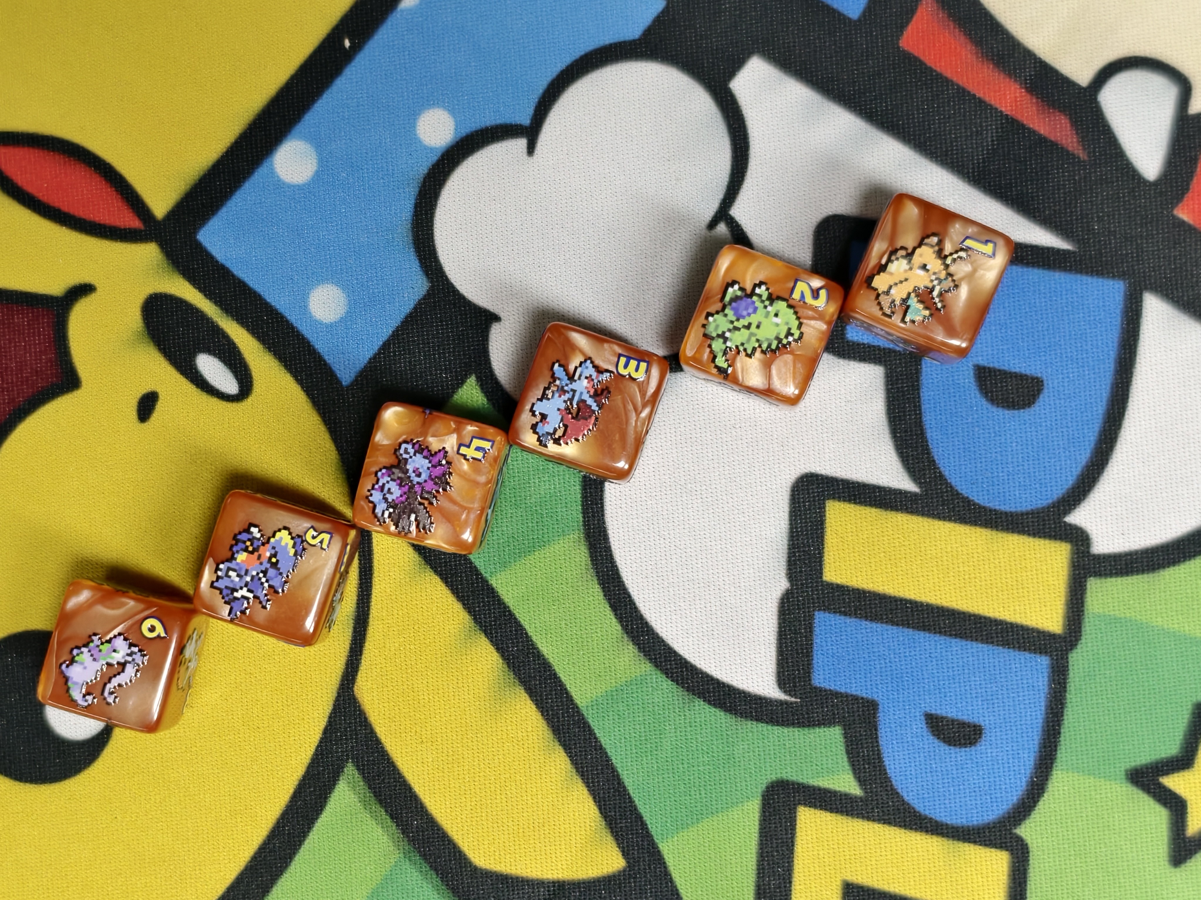 Pokémon Boardgame Dice collection 