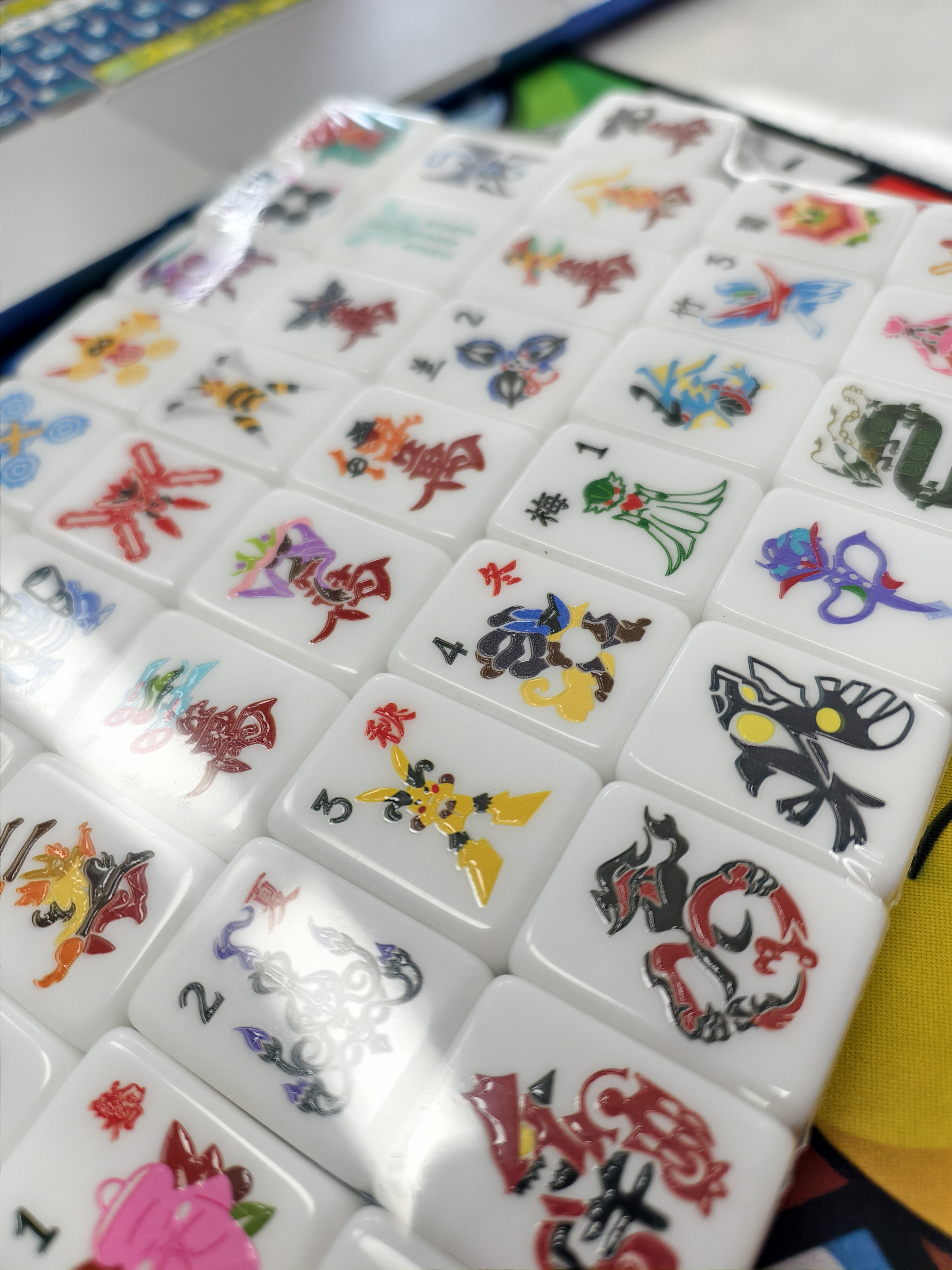 Pokémon Mahjong Tile Set 2.0 ( 144 pcs ) 