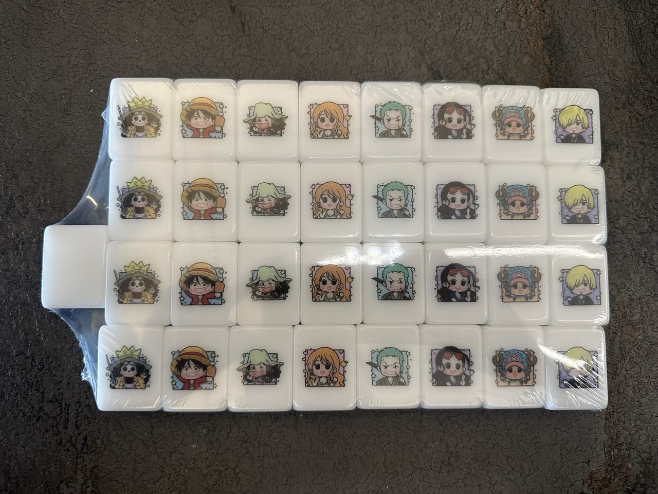 Seaside Escape Mahjong Tile Game 33 tiles ( One Piece ) tiktok new viral trending rummy dominos