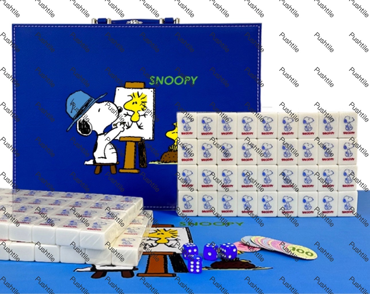 Premium PU Leather Tile Carrying Case 